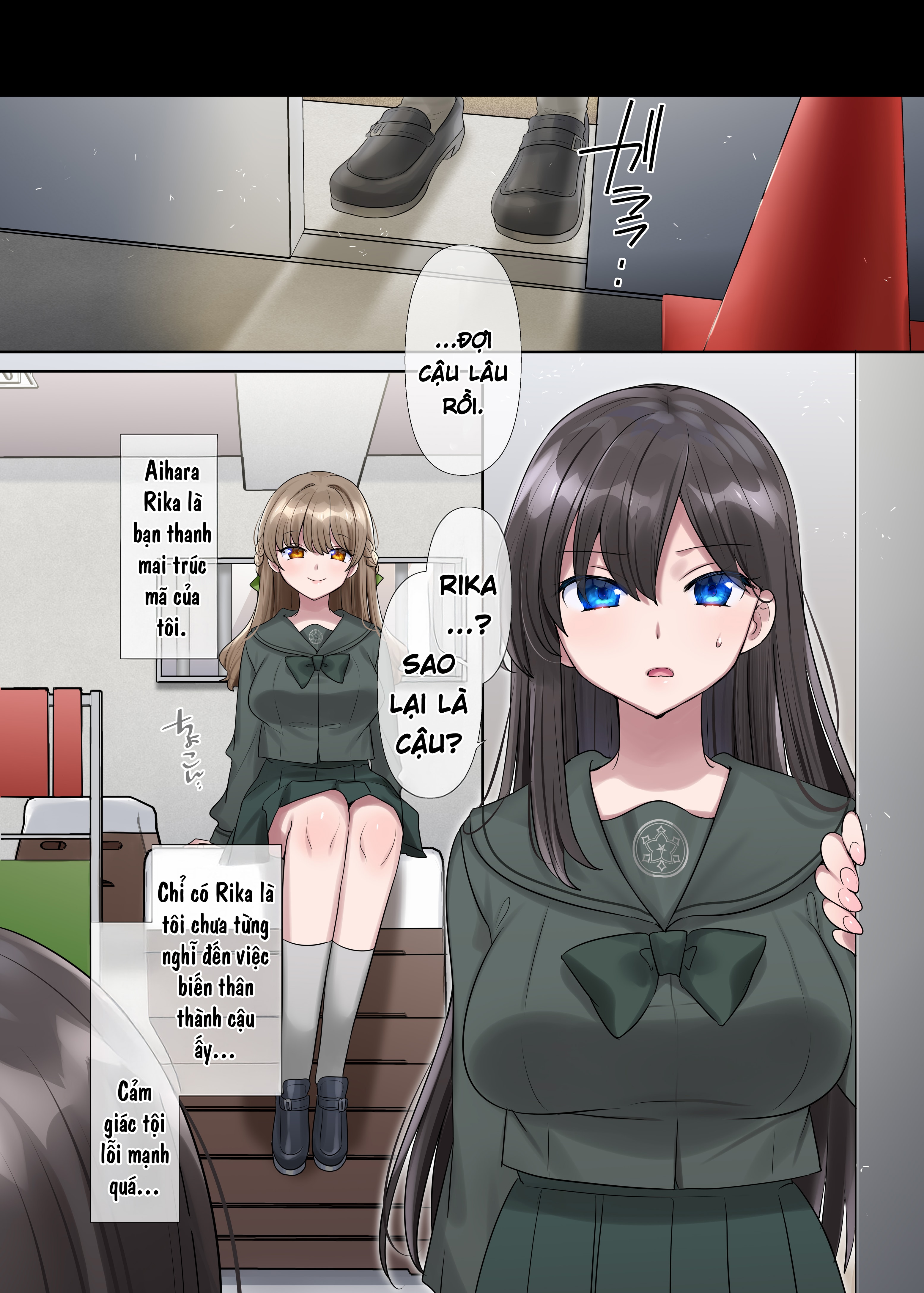 HentaiVN.net - Ảnh 36 - Nanana no TS Senichiya (Hiiragi Popura)] Kimi no Katachi ni Naru ~Houkago Henshin TS Yuugi~ - Oneshot