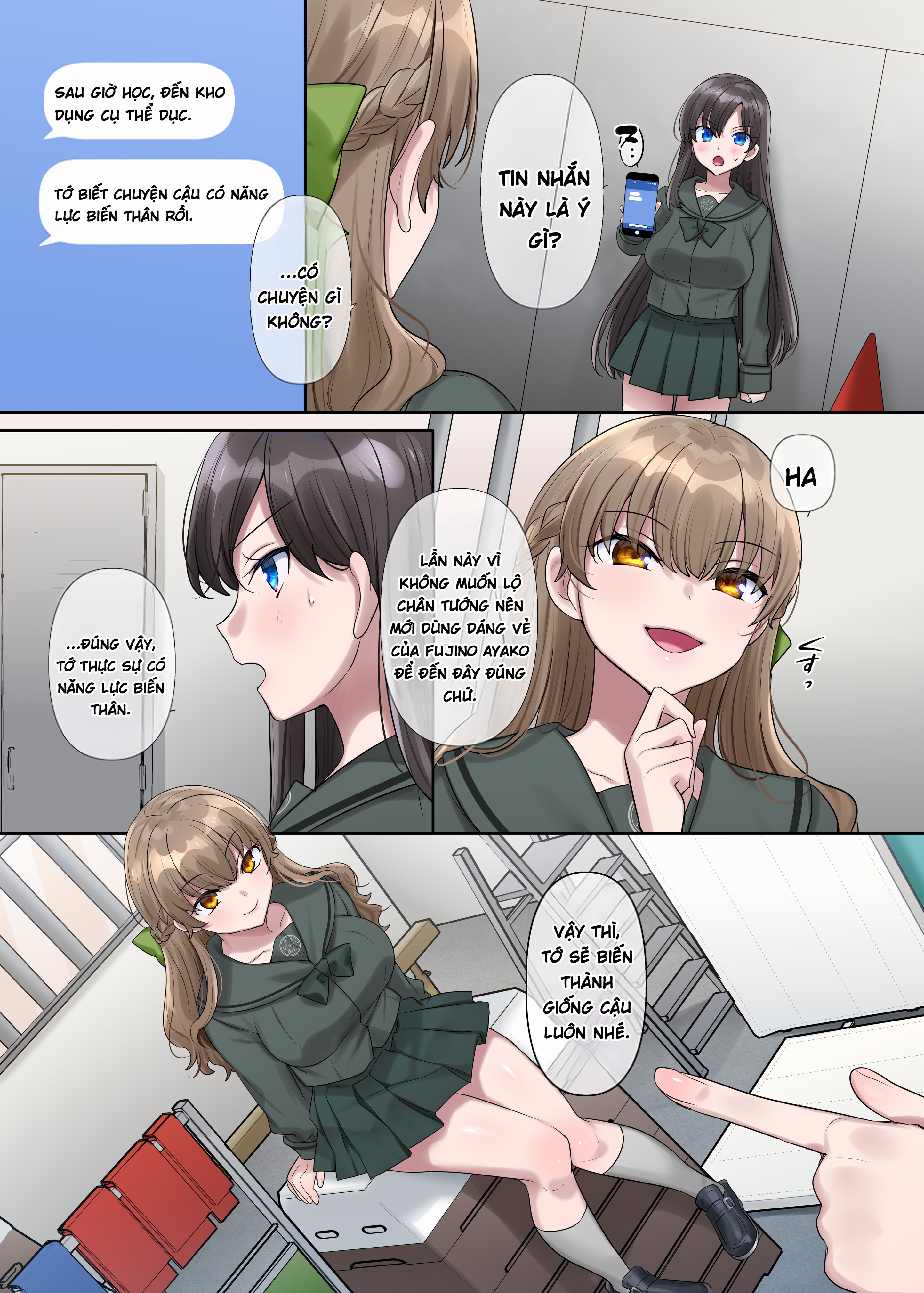 HentaiVN.net - Ảnh 37 - Nanana no TS Senichiya (Hiiragi Popura)] Kimi no Katachi ni Naru ~Houkago Henshin TS Yuugi~ - Oneshot