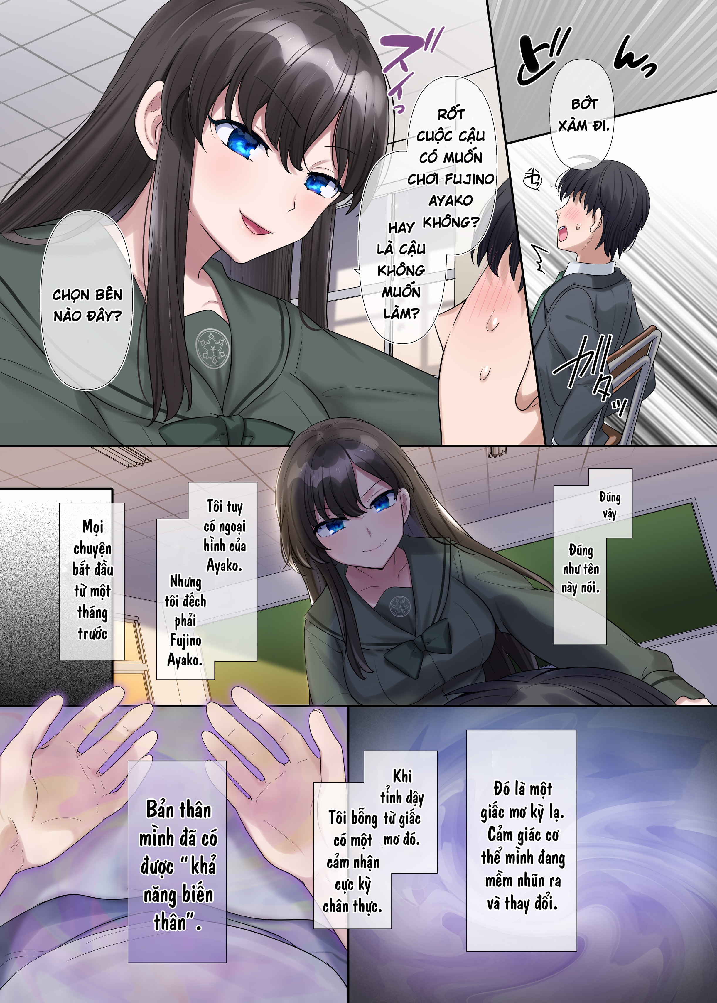 HentaiVN.net - Ảnh 5 - Nanana no TS Senichiya (Hiiragi Popura)] Kimi no Katachi ni Naru ~Houkago Henshin TS Yuugi~ - Oneshot