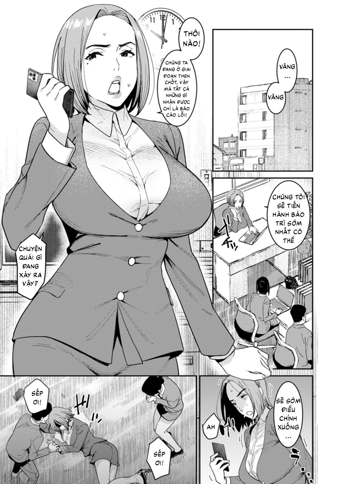 HentaiVN.net - Ảnh 5 - Rakujitsu no Haha - Ch.1