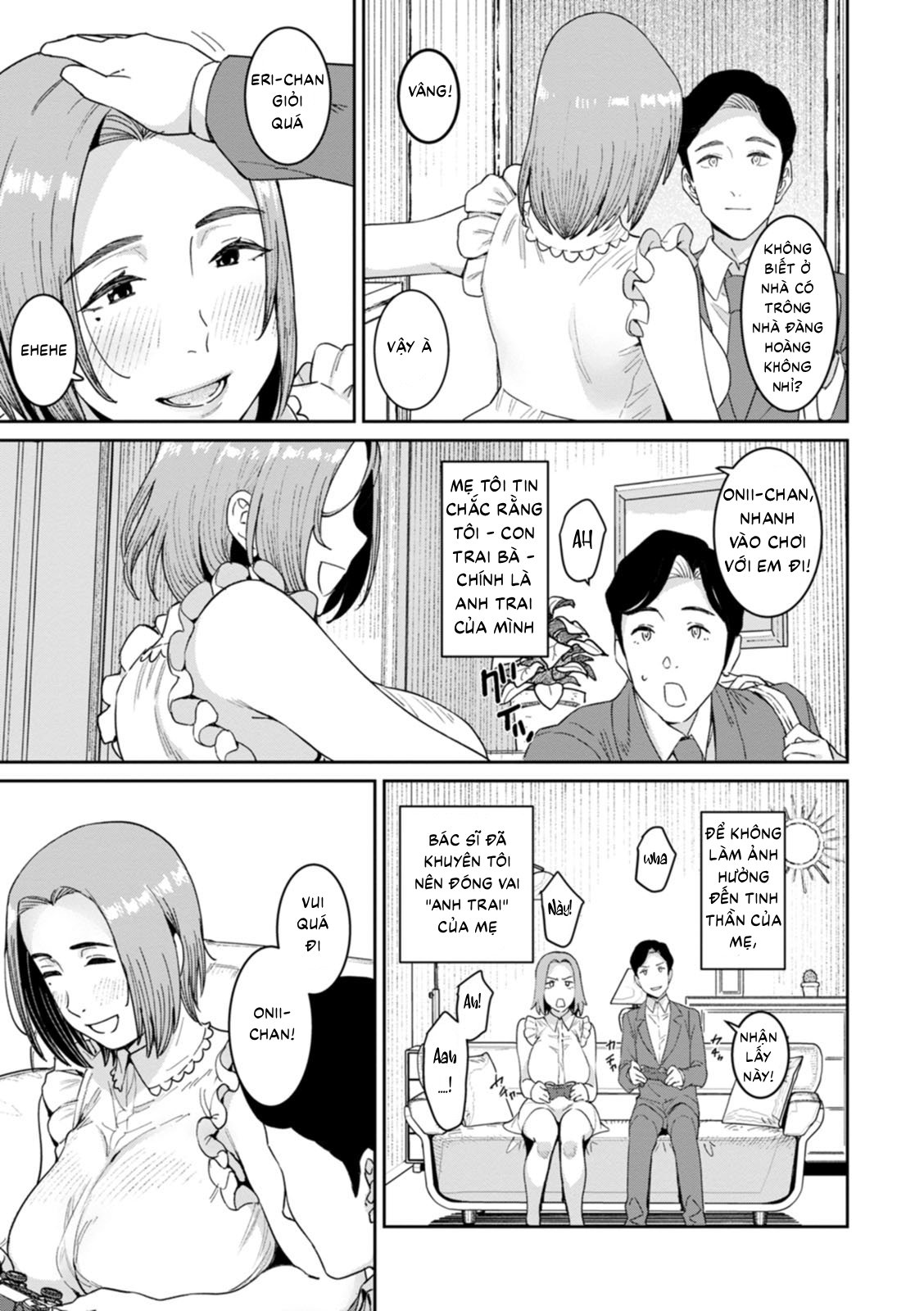 HentaiVN.net - Ảnh 7 - Rakujitsu no Haha - Ch.1