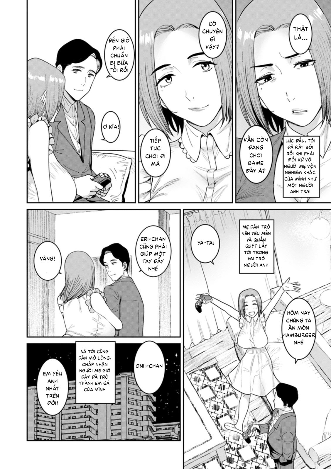 HentaiVN.net - Ảnh 8 - Rakujitsu no Haha - Ch.1