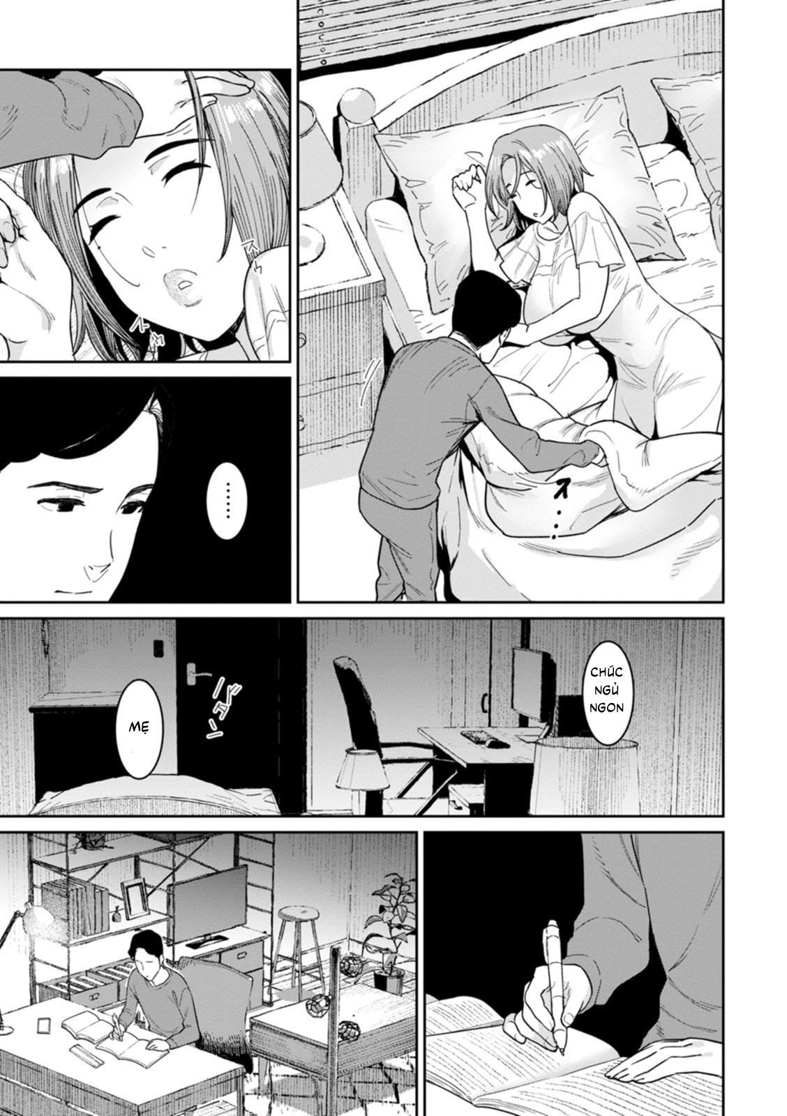 HentaiVN.net - Ảnh 9 - Rakujitsu no Haha - Ch.1