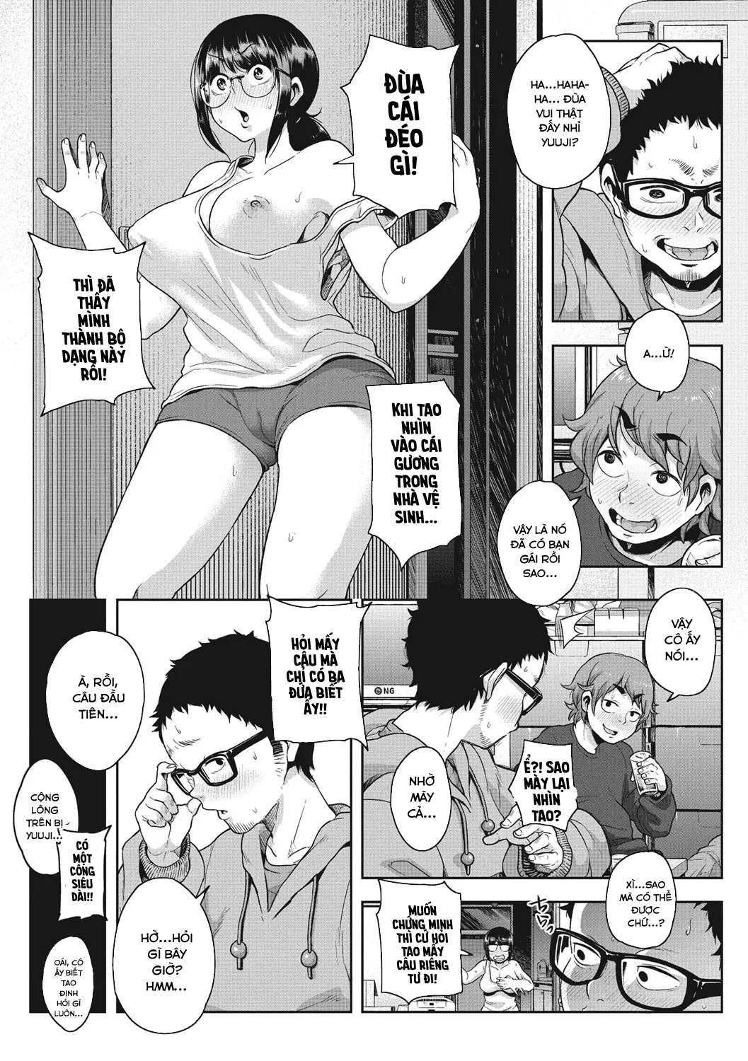 HentaiVN.net - Ảnh 4 - Kawa No Ji De Tomo Ni Hatenu - Oneshot