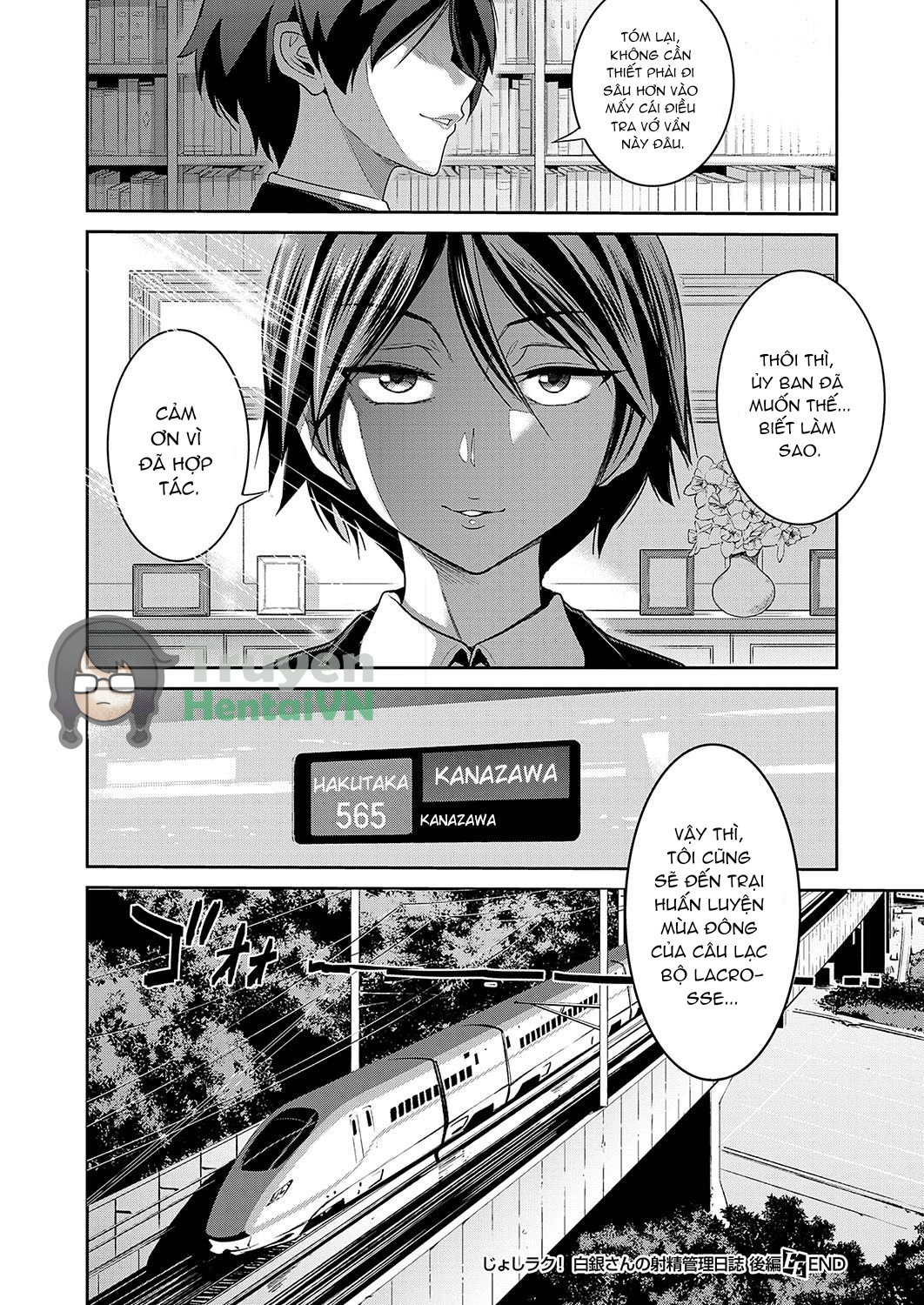 HentaiVN.net - Ảnh 67 - Jyoshi Luck! ~2 Years Later~ Shirogane-san no Shasei Kanri Nisshi - Oneshot
