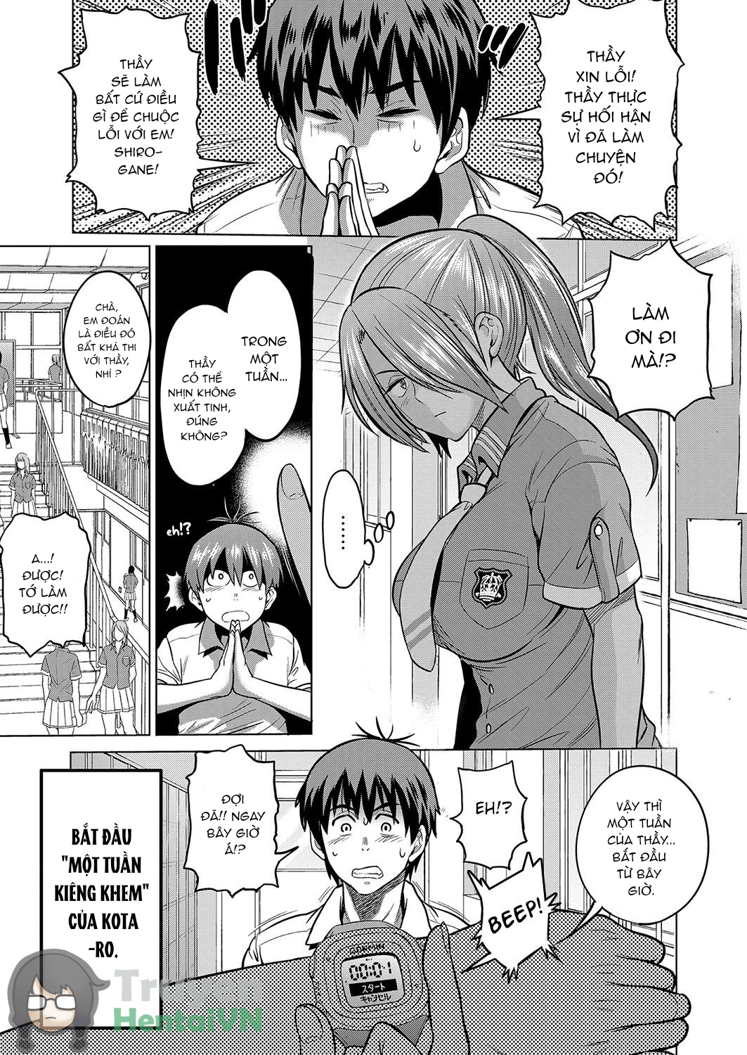 HentaiVN.net - Ảnh 8 - Jyoshi Luck! ~2 Years Later~ Shirogane-san no Shasei Kanri Nisshi - Oneshot