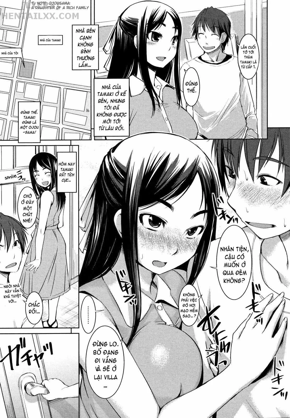 HentaiVN.net - Ảnh 4 - Ojou-sama wa H ga Osuki - Chap 4