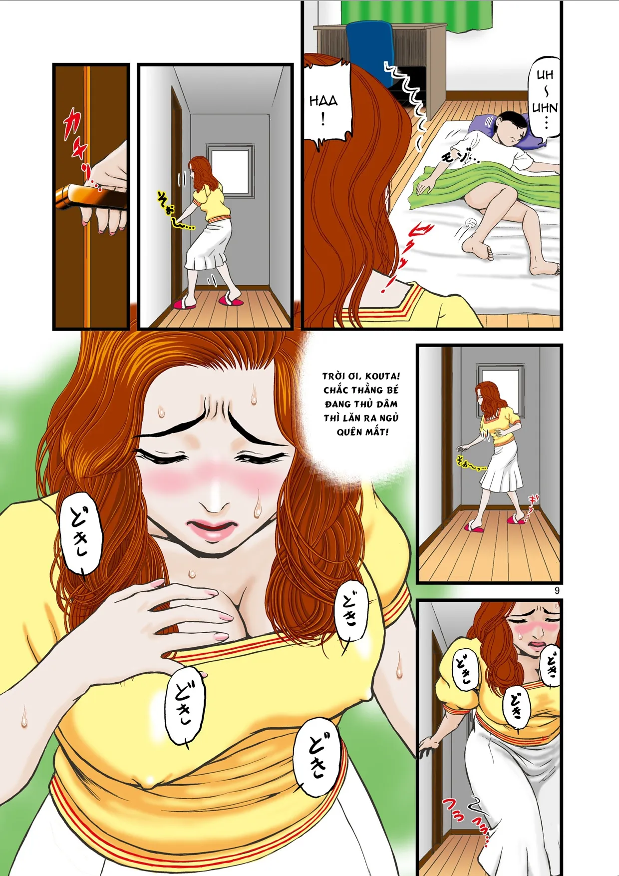 HentaiVN.net - Ảnh 10 - Tôi và thằng cháu đang trong mùa thi cử [Watashi wa Jukensei no Oi to Kankei o Motte Shimaimashita] - Oneshot