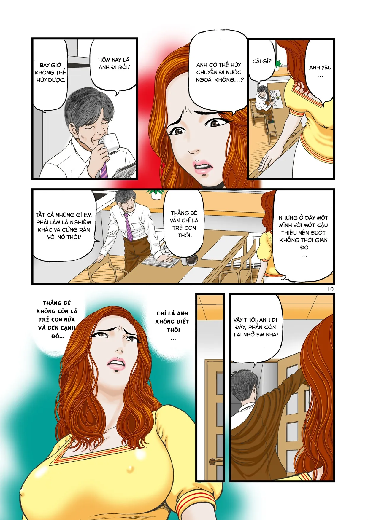 HentaiVN.net - Ảnh 11 - Tôi và thằng cháu đang trong mùa thi cử [Watashi wa Jukensei no Oi to Kankei o Motte Shimaimashita] - Oneshot