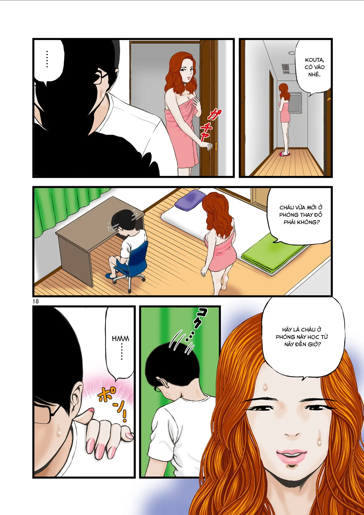 HentaiVN.net - Ảnh 19 - Tôi và thằng cháu đang trong mùa thi cử [Watashi wa Jukensei no Oi to Kankei o Motte Shimaimashita] - Oneshot