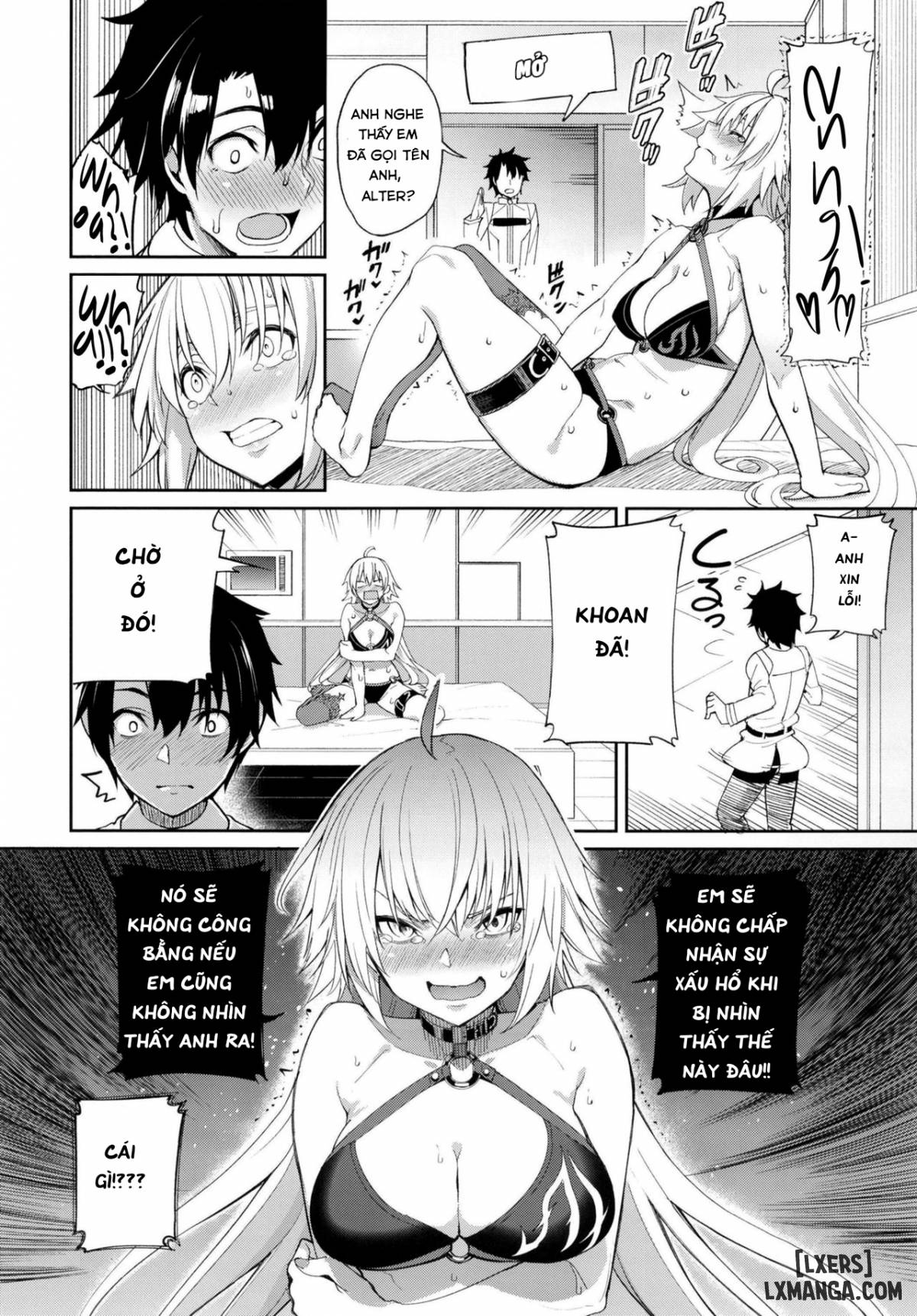 HentaiVN.net - Ảnh 7 - Sự ghen tuông của Jeanne - Oneshot