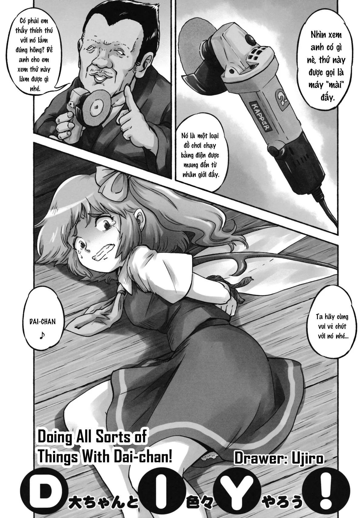 HentaiVN.net - Ảnh 4 - Tuyển tập guro ngắn( Touhou Project) - Búa và máy mài