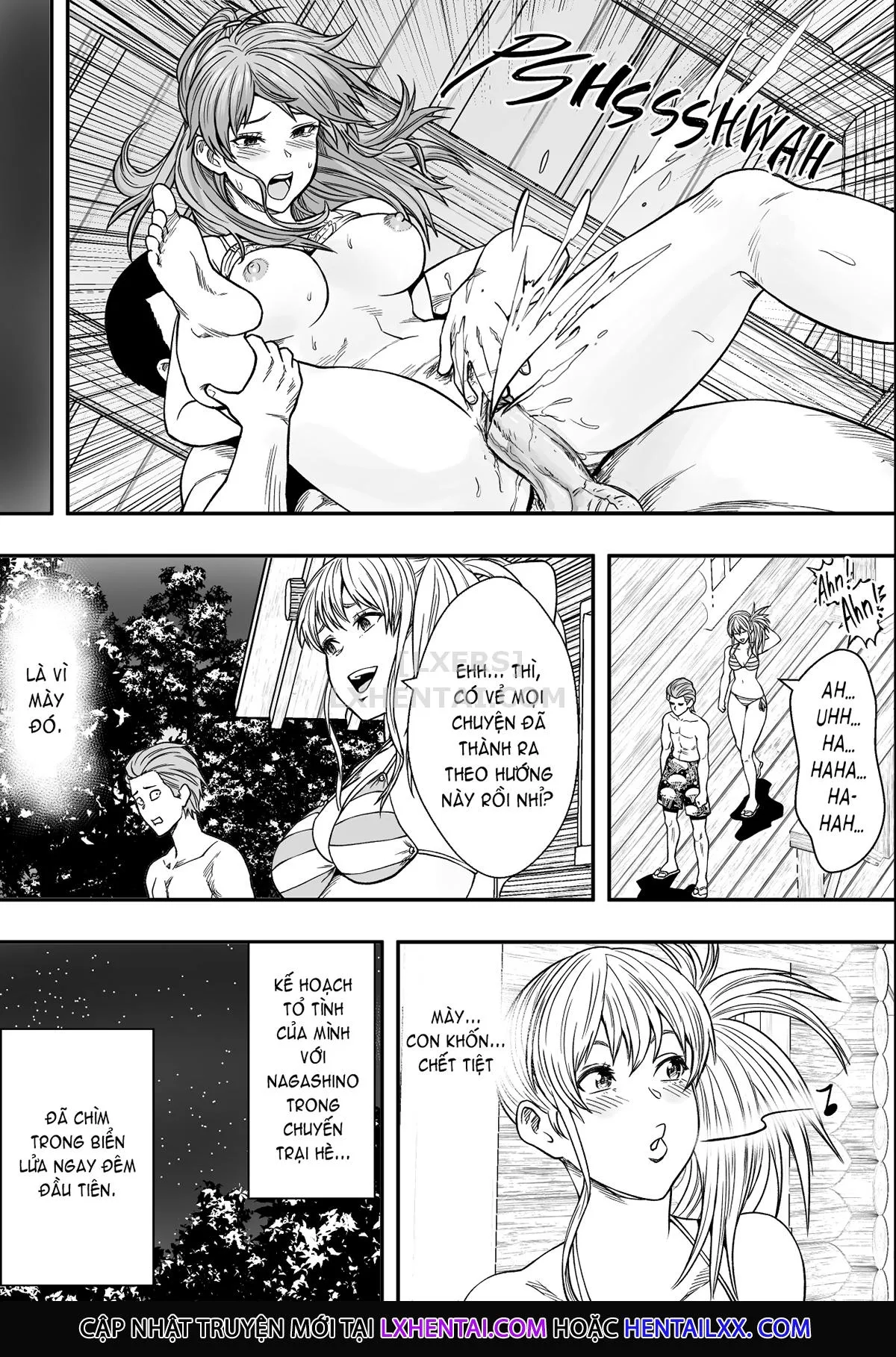 HentaiVN.net - Ảnh 23 - All-Cuckold Summer Camp [Natsu Gasshuku Zen Netorare!] - Oneshot