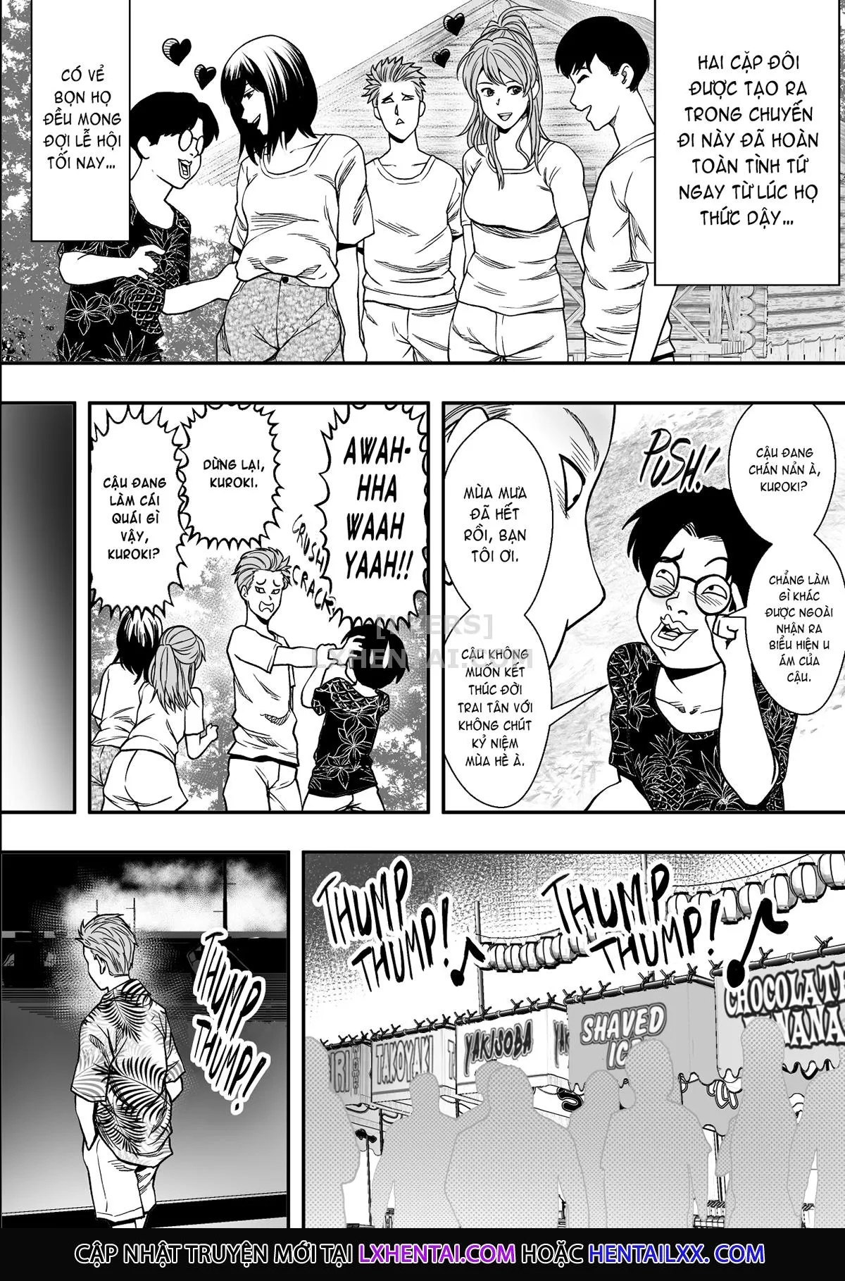 HentaiVN.net - Ảnh 38 - All-Cuckold Summer Camp [Natsu Gasshuku Zen Netorare!] - Oneshot