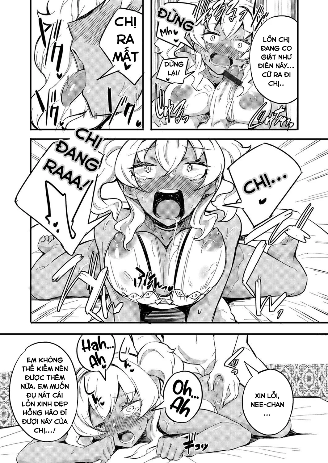 HentaiVN.net - Ảnh 17 - Biến Chị Gái Thành Con Đĩ Của Riêng Mình [Hatsu Fuuzoku wa Aitsu to Battery ~Kyousei Skinship de Fukamari Sugiru Kankei~; I Ran Into Her for My First Sexual Service ~A Relationship That Overly Deepens Through Forced Skinship~] - Oneshot - Mừng server mới của hentaivn