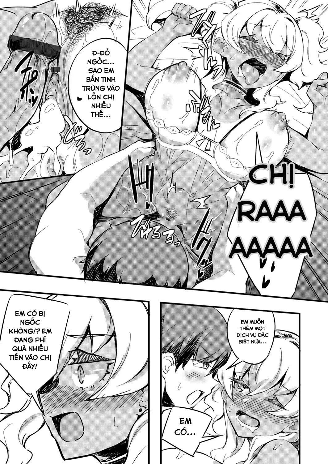HentaiVN.net - Ảnh 20 - Biến Chị Gái Thành Con Đĩ Của Riêng Mình [Hatsu Fuuzoku wa Aitsu to Battery ~Kyousei Skinship de Fukamari Sugiru Kankei~; I Ran Into Her for My First Sexual Service ~A Relationship That Overly Deepens Through Forced Skinship~] - Oneshot - Mừng server mới của hentaivn