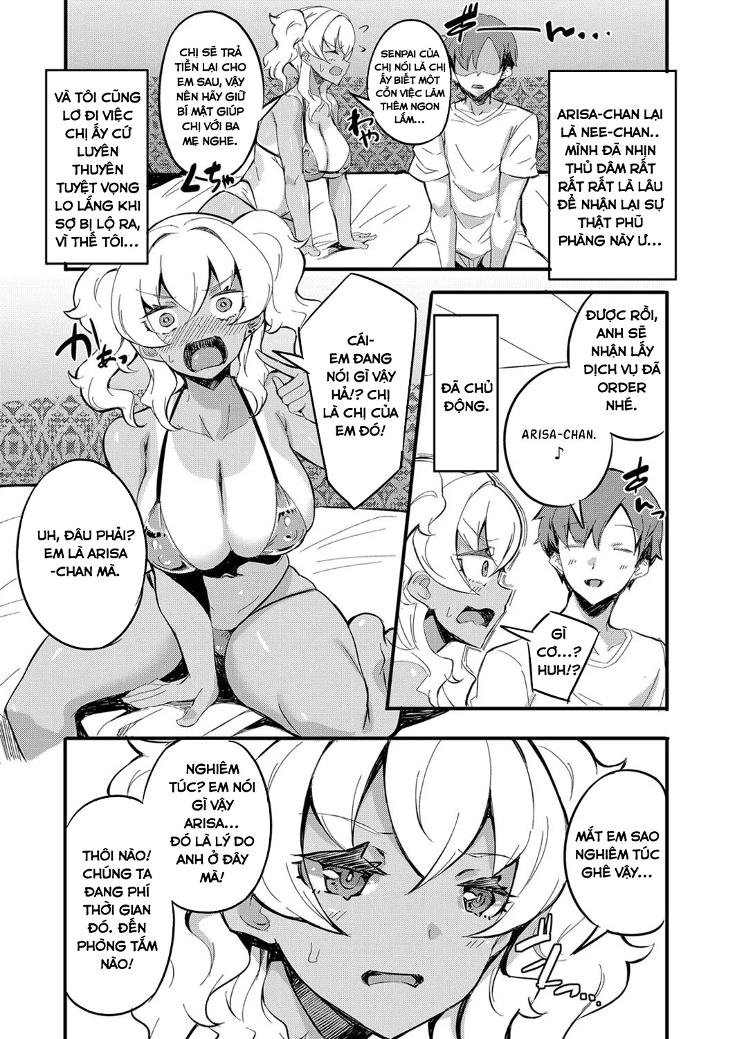 HentaiVN.net - Ảnh 6 - Biến Chị Gái Thành Con Đĩ Của Riêng Mình [Hatsu Fuuzoku wa Aitsu to Battery ~Kyousei Skinship de Fukamari Sugiru Kankei~; I Ran Into Her for My First Sexual Service ~A Relationship That Overly Deepens Through Forced Skinship~] - Oneshot - Mừng server mới của hentaivn