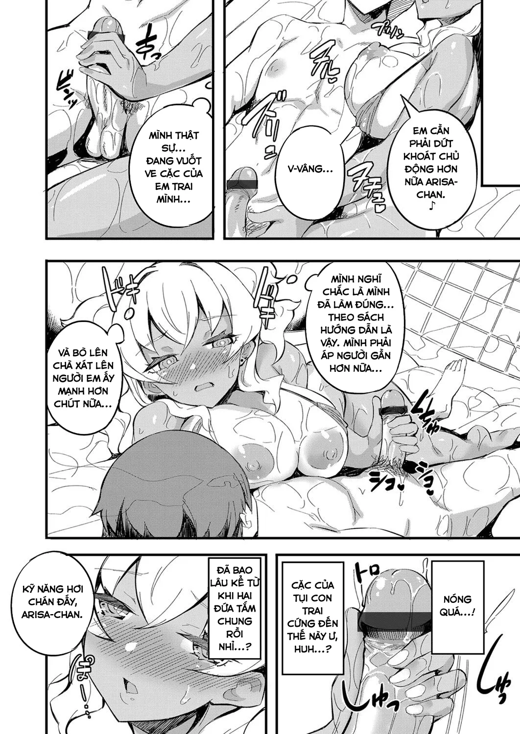 HentaiVN.net - Ảnh 7 - Biến Chị Gái Thành Con Đĩ Của Riêng Mình [Hatsu Fuuzoku wa Aitsu to Battery ~Kyousei Skinship de Fukamari Sugiru Kankei~; I Ran Into Her for My First Sexual Service ~A Relationship That Overly Deepens Through Forced Skinship~] - Oneshot - Mừng server mới của hentaivn
