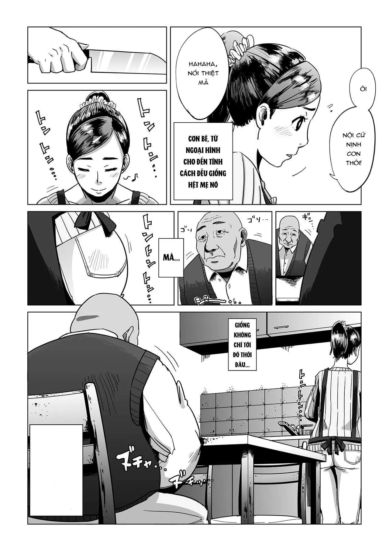 HentaiVN.net - Ảnh 3 - Sofu, Mago to Asobu [Ông Cháu Chơi Đùa Cùng Nhau] - Oneshot