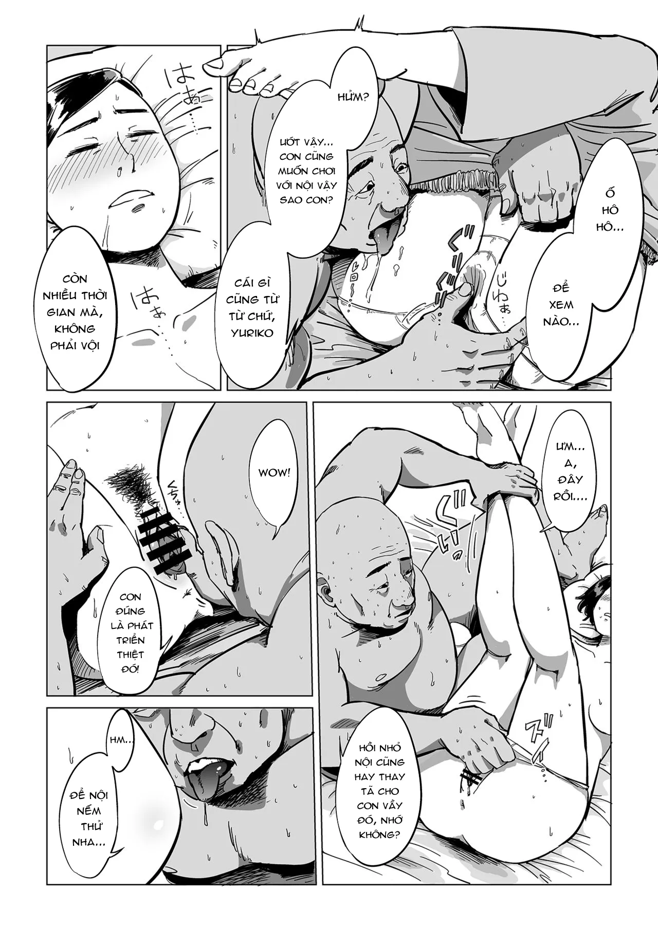 HentaiVN.net - Ảnh 9 - Sofu, Mago to Asobu [Ông Cháu Chơi Đùa Cùng Nhau] - Oneshot