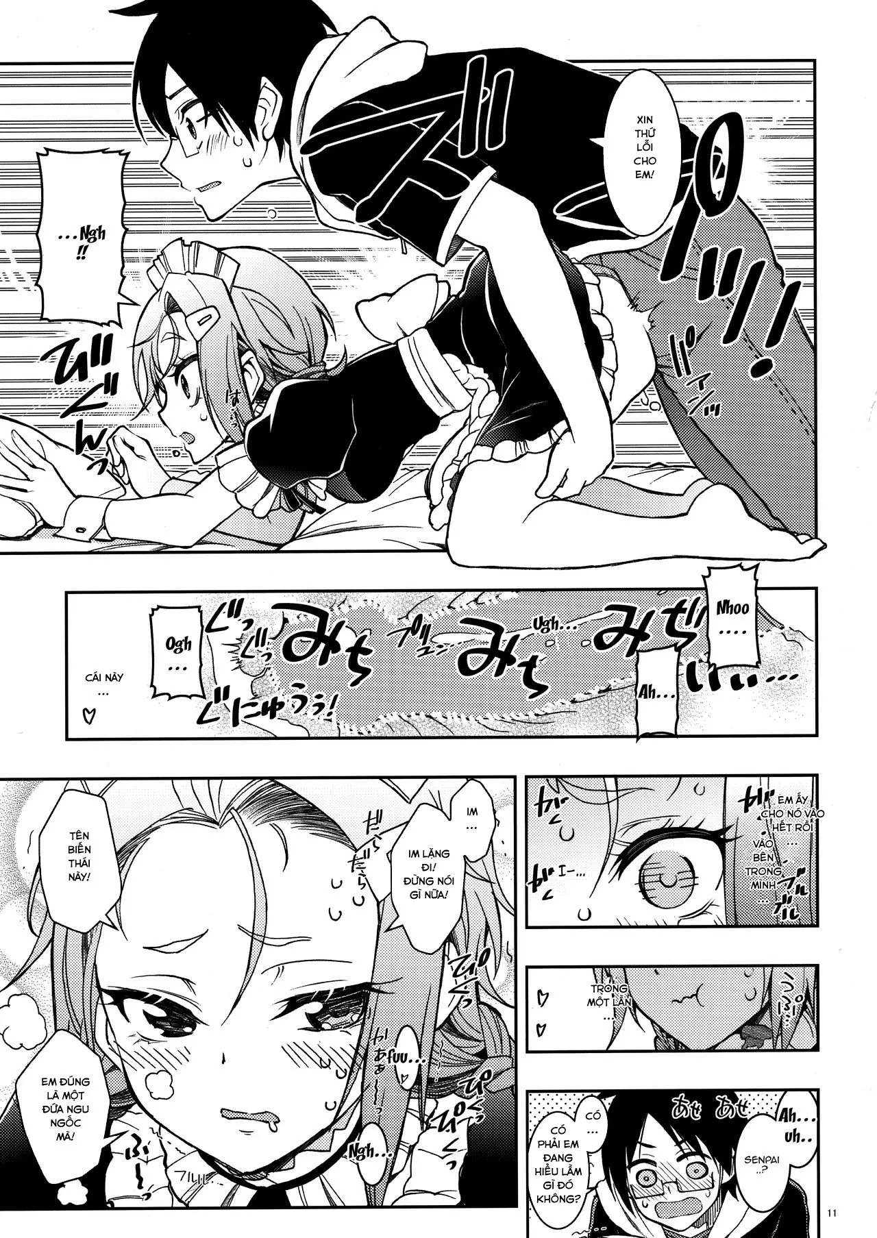 HentaiVN.net - Ảnh 12 - Bokutachi wa Fumino mo Asumi mo Kawaii (Bokutachi wa Benkyou ga Dekinai) - Oneshot