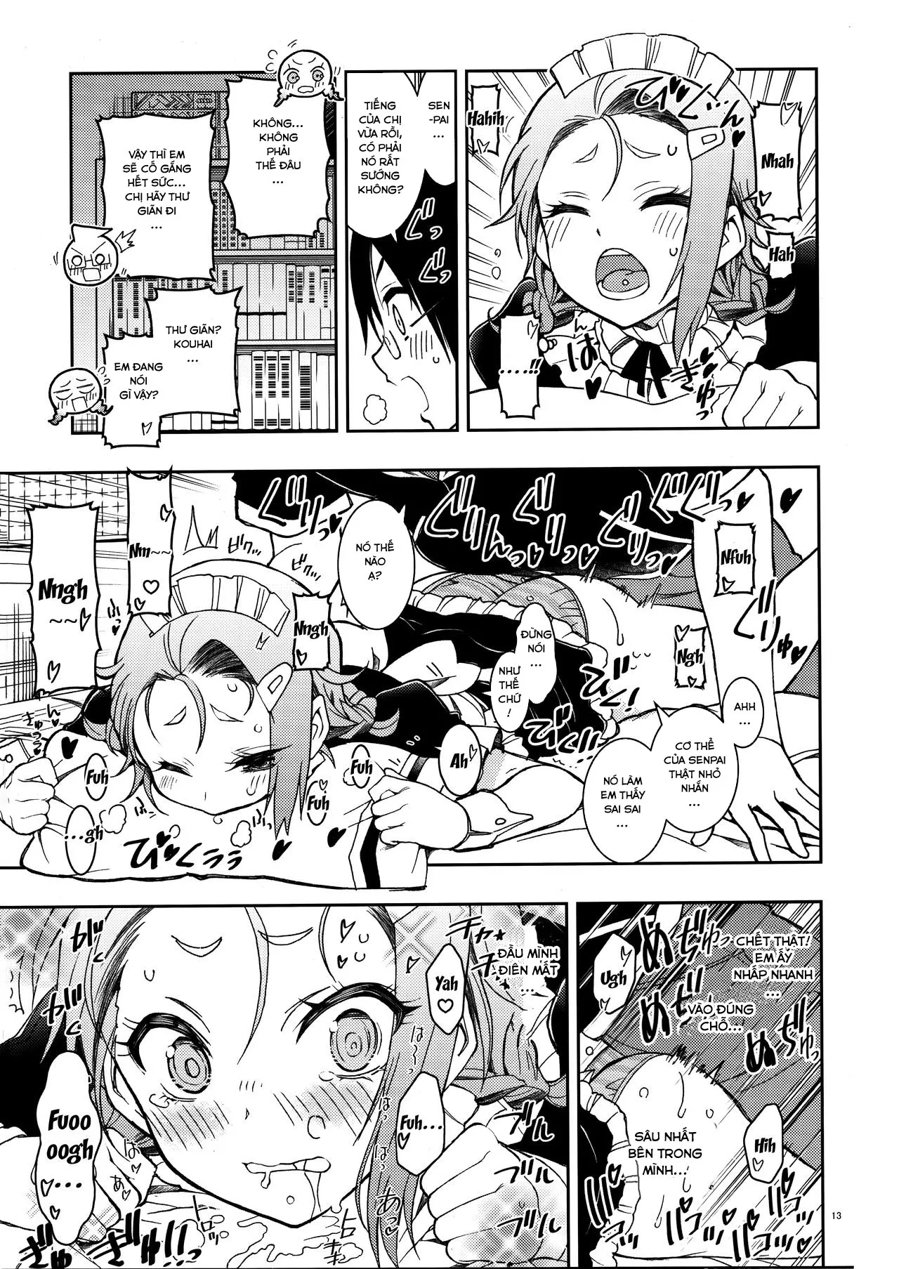 HentaiVN.net - Ảnh 14 - Bokutachi wa Fumino mo Asumi mo Kawaii (Bokutachi wa Benkyou ga Dekinai) - Oneshot