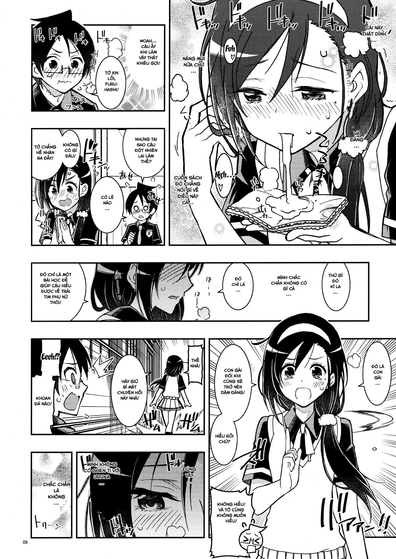 HentaiVN.net - Ảnh 9 - Bokutachi wa Fumino mo Asumi mo Kawaii (Bokutachi wa Benkyou ga Dekinai) - Oneshot