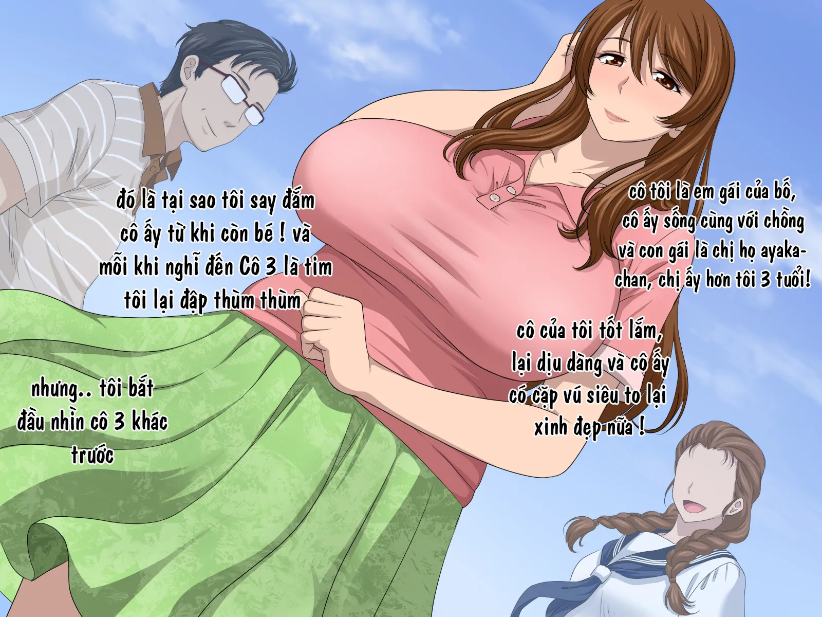 HentaiVN.net - Ảnh 3 - Oba-san to Oikko no Love Love Haramase Natsuyasumi [叔母さんと甥っ子のラブラブ孕ませ夏休み] - Chap 1