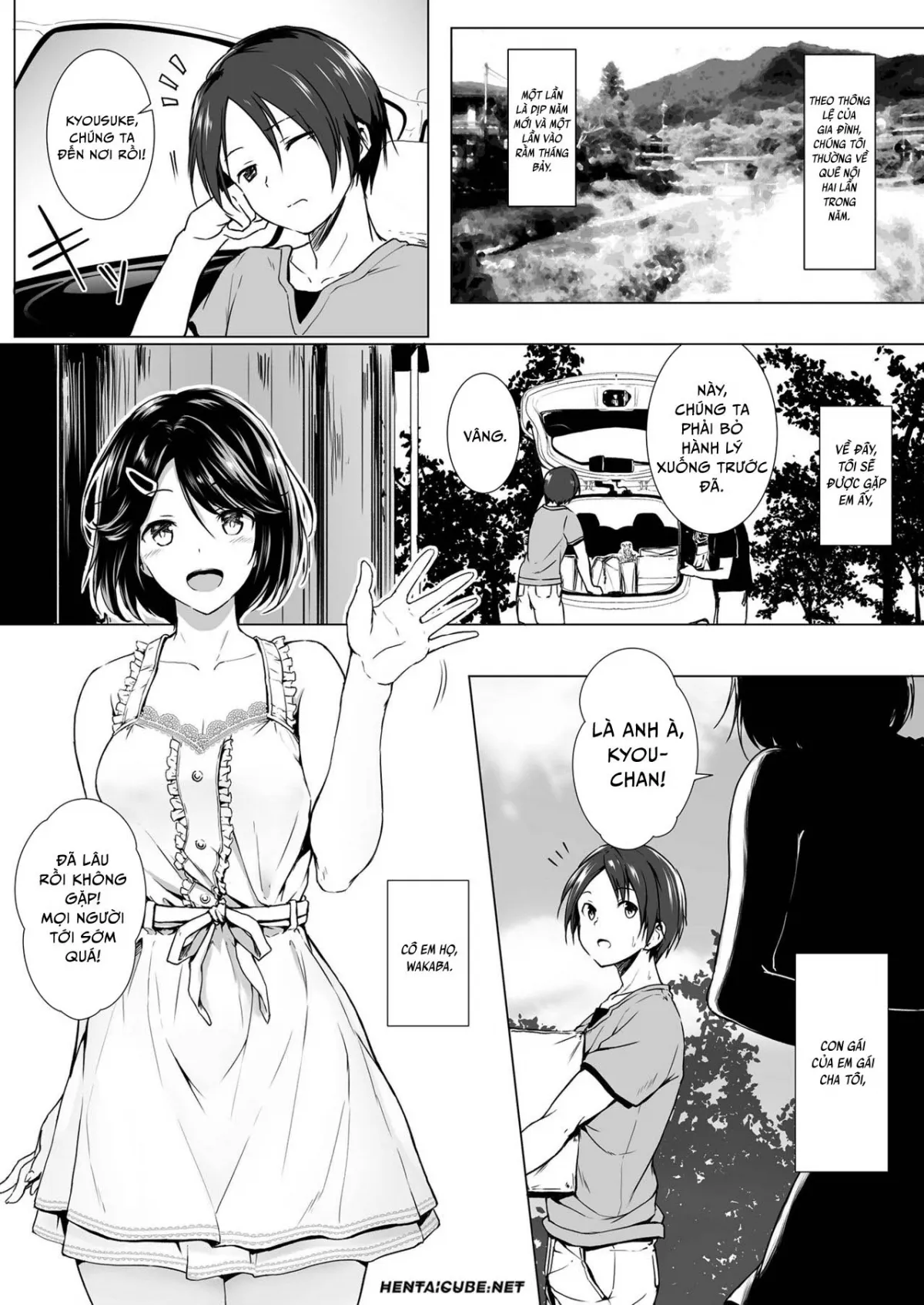 HentaiVN.net - Ảnh 3 - I Want to Do Sexy Things with My Tall Younger Cousin [Choushin Itoko to Ecchii Koto Shiyo] - Oneshot