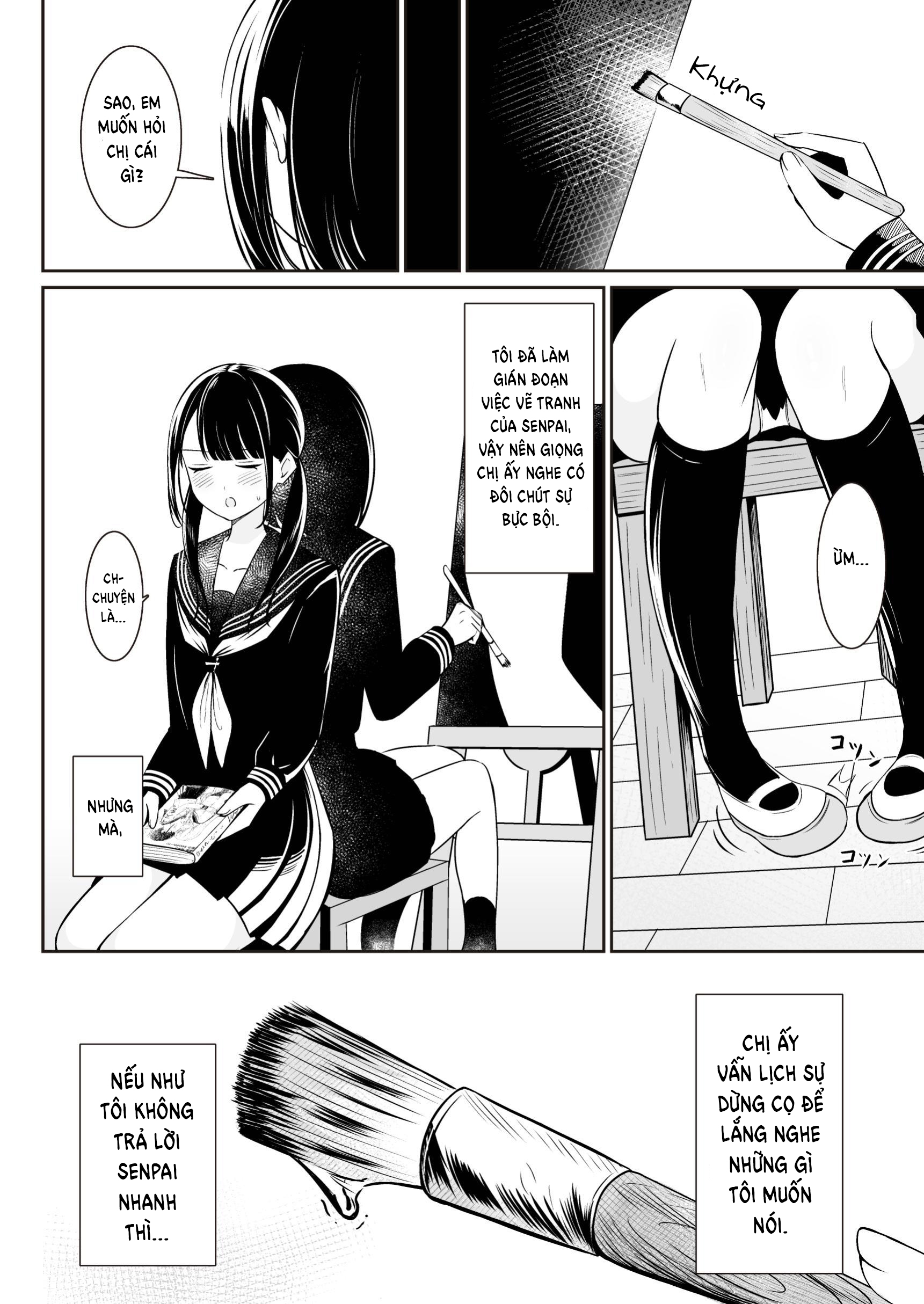 HentaiVN.net - Ảnh 7 - 『Senpai』 và『Tôi』 - Oneshot