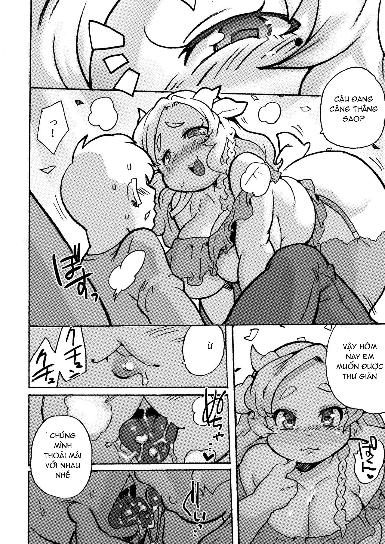 HentaiVN.net - Ảnh 56 - Đắm mình trong tình yêu của các em thú nhân - Oneshot