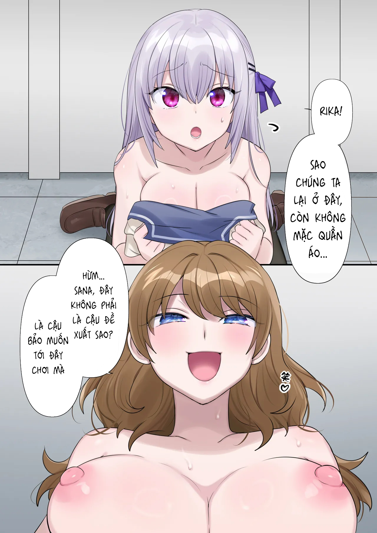 HentaiVN.net - Ảnh 30 - Lần Đầu Nhập Hồn Vào Cơ Thể Nữ Sinh Của Hồn Ma - Oneshot