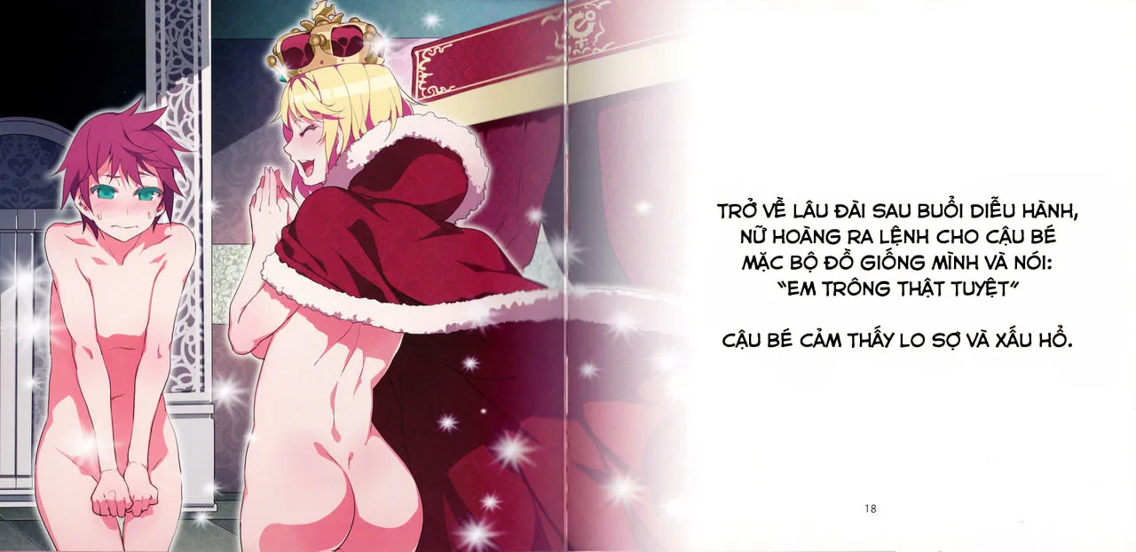 HentaiVN.net - Ảnh 11 - Bộ váy mới của nữ hoàng [Yoiko no Sukebe Douwa Series 1 Hadaka no Chijoou-sama] - Oneshot