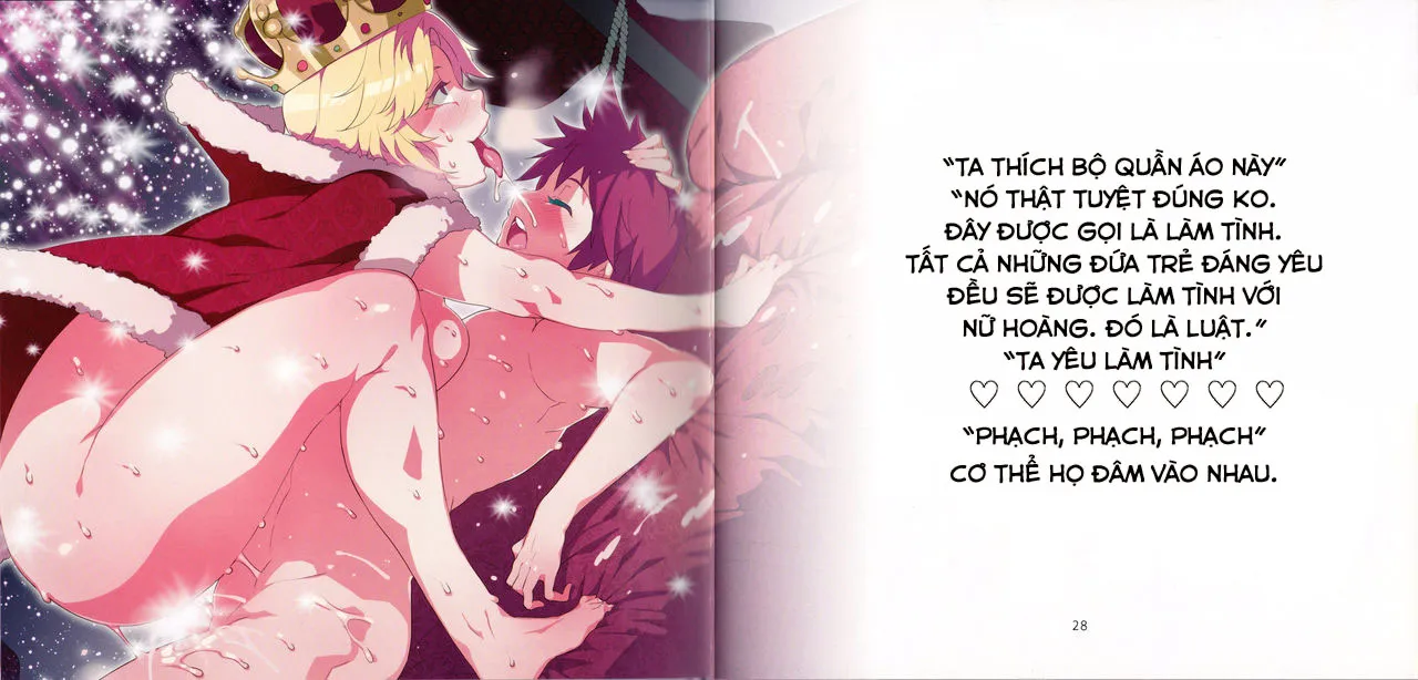 HentaiVN.net - Ảnh 16 - Bộ váy mới của nữ hoàng [Yoiko no Sukebe Douwa Series 1 Hadaka no Chijoou-sama] - Oneshot