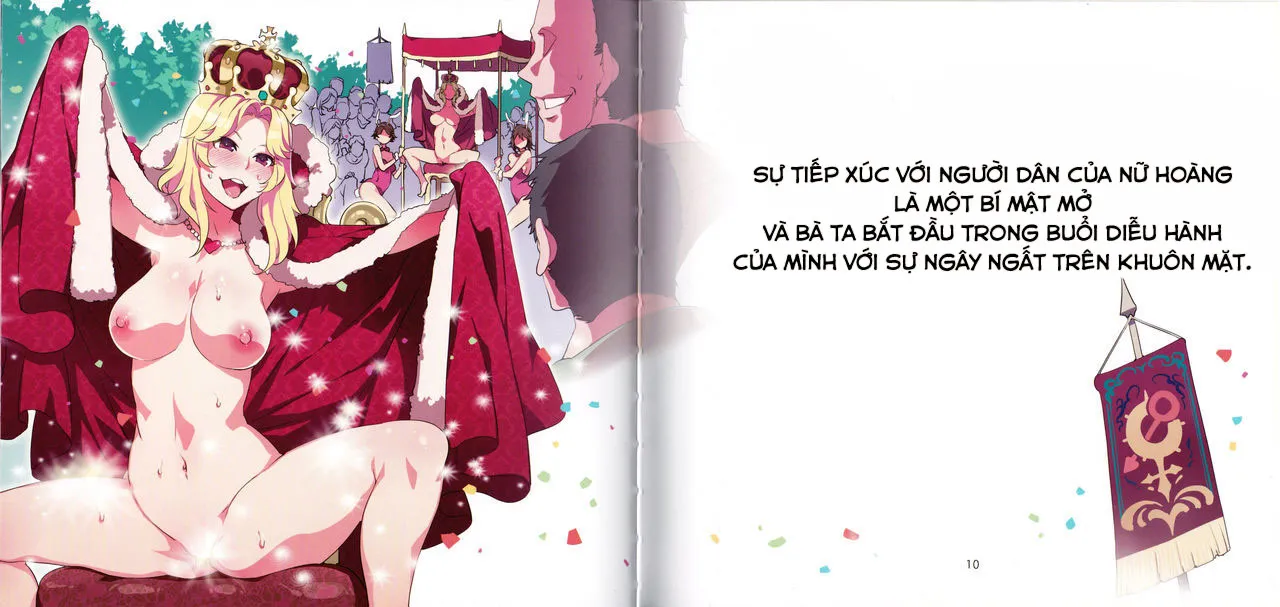 HentaiVN.net - Ảnh 7 - Bộ váy mới của nữ hoàng [Yoiko no Sukebe Douwa Series 1 Hadaka no Chijoou-sama] - Oneshot