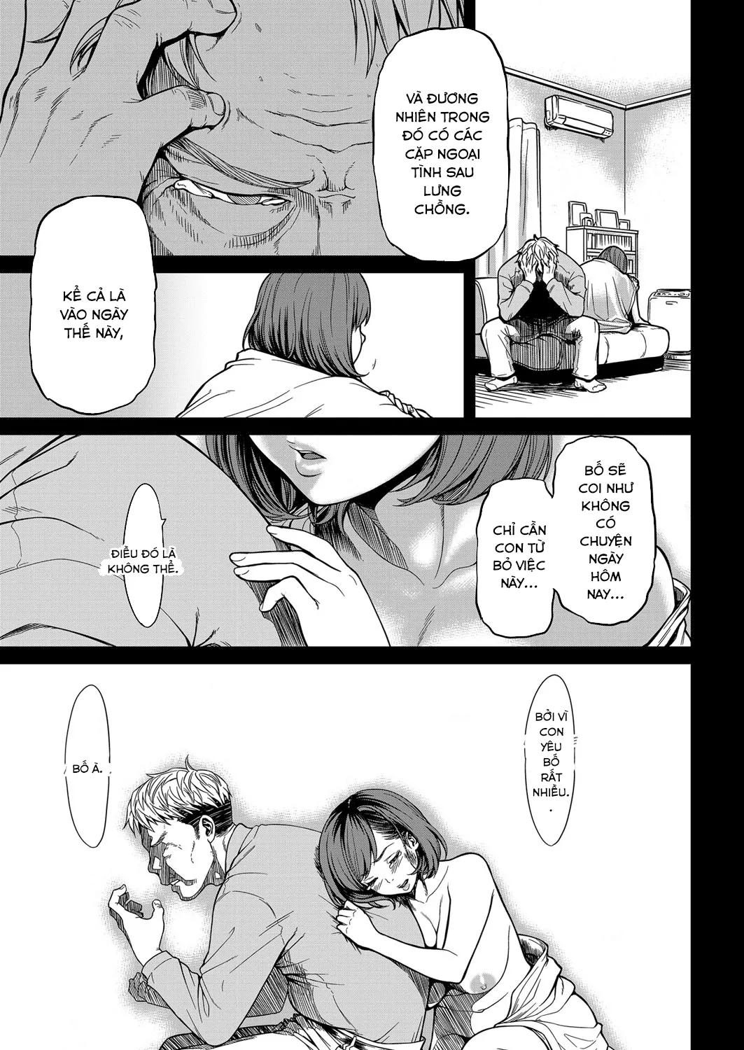 HentaiVN.net - Ảnh 4 - Recently, I'm Sleeping With My Daughter. [Kyou, Watashi Wa Jibun No Musume O Dakimasu.] - Oneshot