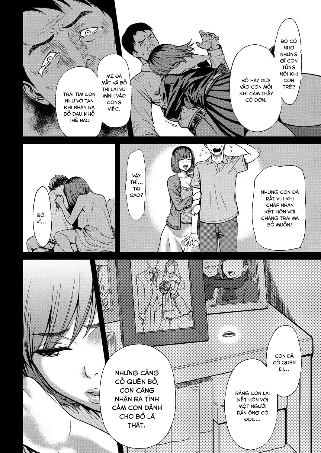 HentaiVN.net - Ảnh 5 - Recently, I'm Sleeping With My Daughter. [Kyou, Watashi Wa Jibun No Musume O Dakimasu.] - Oneshot