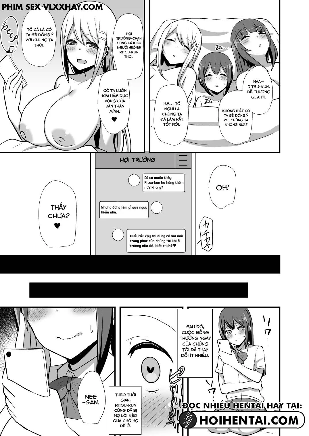 HentaiVN.net - Ảnh 32 - Fuuki No Haiboku [Dosukebe JK Gal Combi No Otouto Netori] - Oneshot