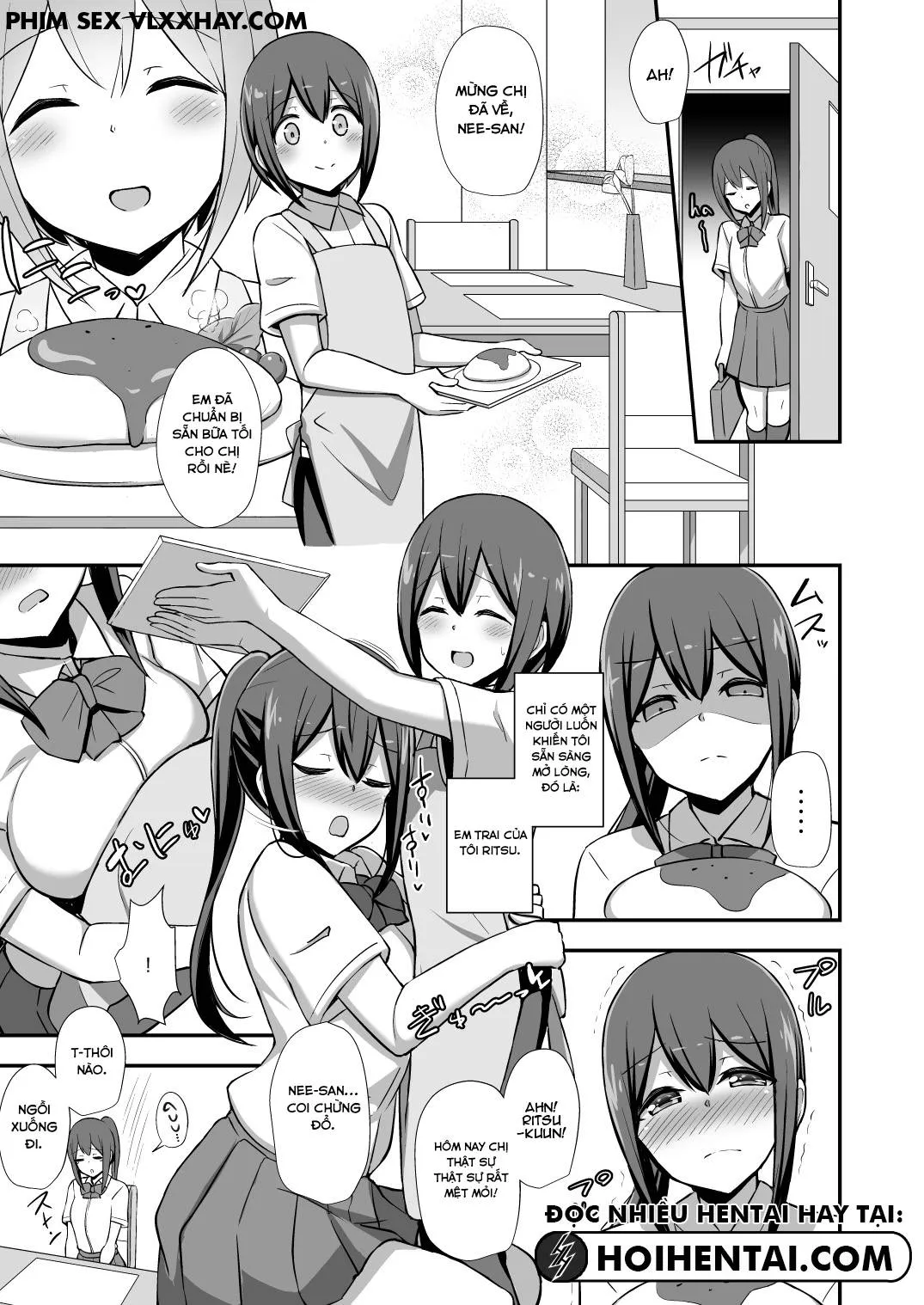 HentaiVN.net - Ảnh 4 - Fuuki No Haiboku [Dosukebe JK Gal Combi No Otouto Netori] - Oneshot