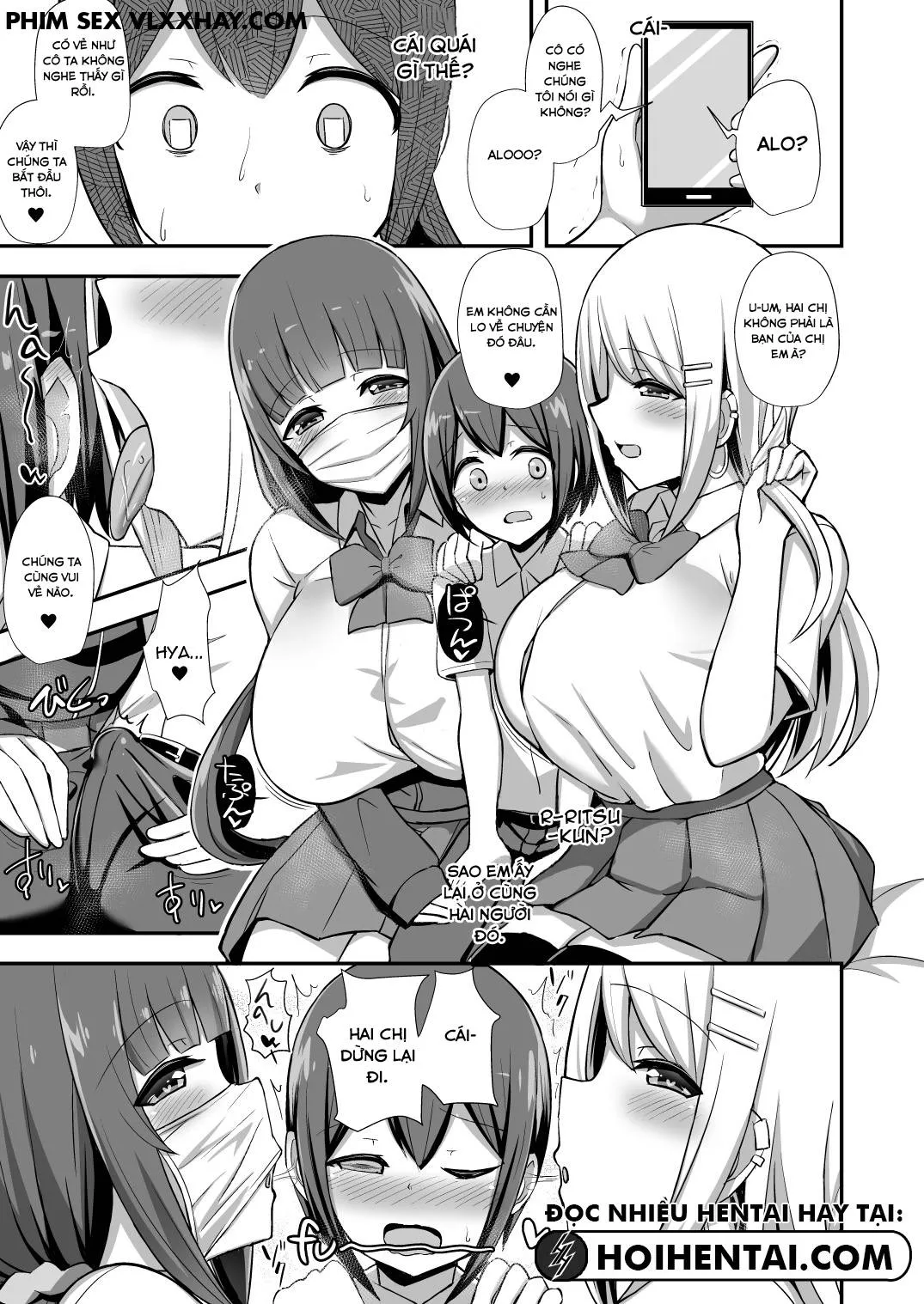 HentaiVN.net - Ảnh 8 - Fuuki No Haiboku [Dosukebe JK Gal Combi No Otouto Netori] - Oneshot