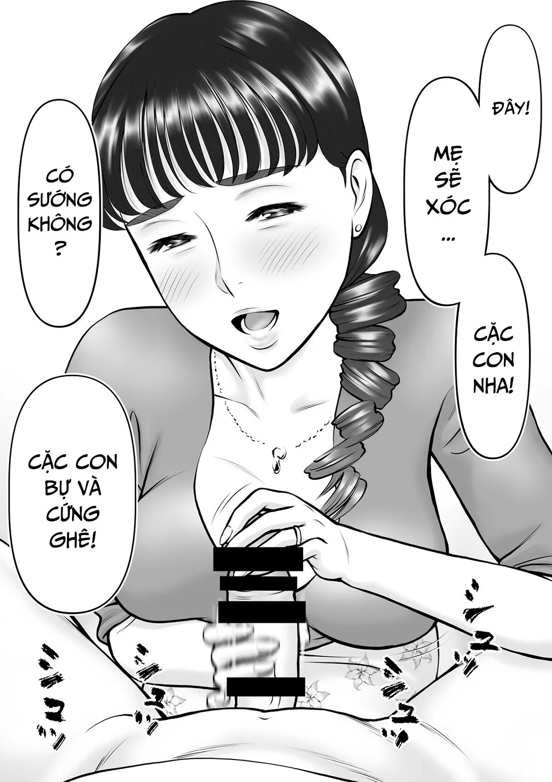 HentaiVN.net - Ảnh 11 - Tinh của tôi chảy ra từ miệng mẹ [My Semen Spilling From My Mother's Lips | Haha no Kuchibiru kara Koboreru Boku no Seieki] - Oneshot
