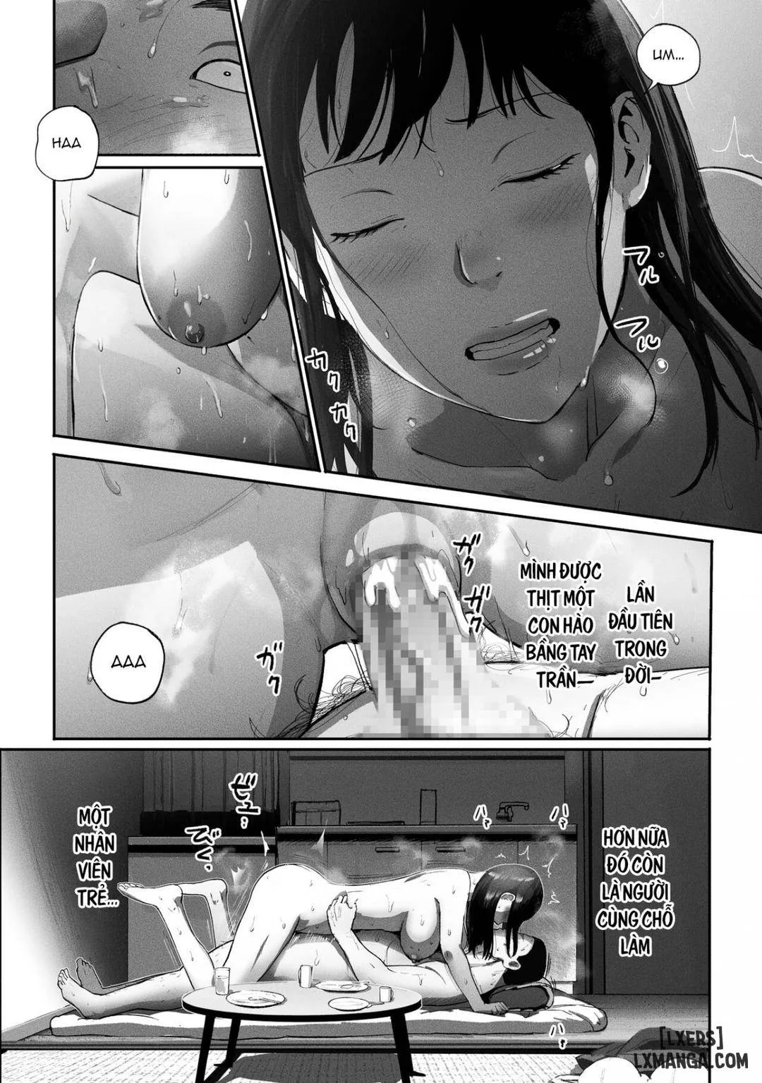 HentaiVN.net - Ảnh 63 - SinMama Papakatsu ~Shokuba no Joshi to Appli de Deattara~ - Oneshot