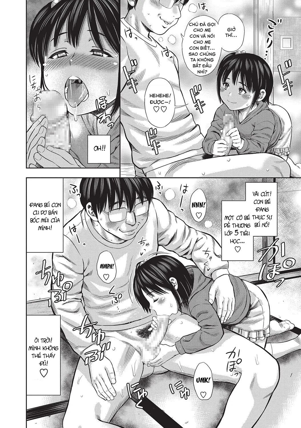 HentaiVN.net - Ảnh 7 - Ba đứa bé là chú của tôi [Boku wa Musekinin Oji-san ; 僕は無責任おじさん] - Oneshot