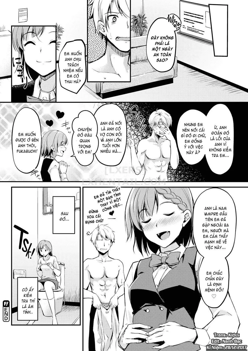 HentaiVN.net - Ảnh 21 - Midara Switch - Sensual Switch [みだらすいっち] - Chap 3 - Thirsty For Work ~A Certain Vampires Job Hunt~
