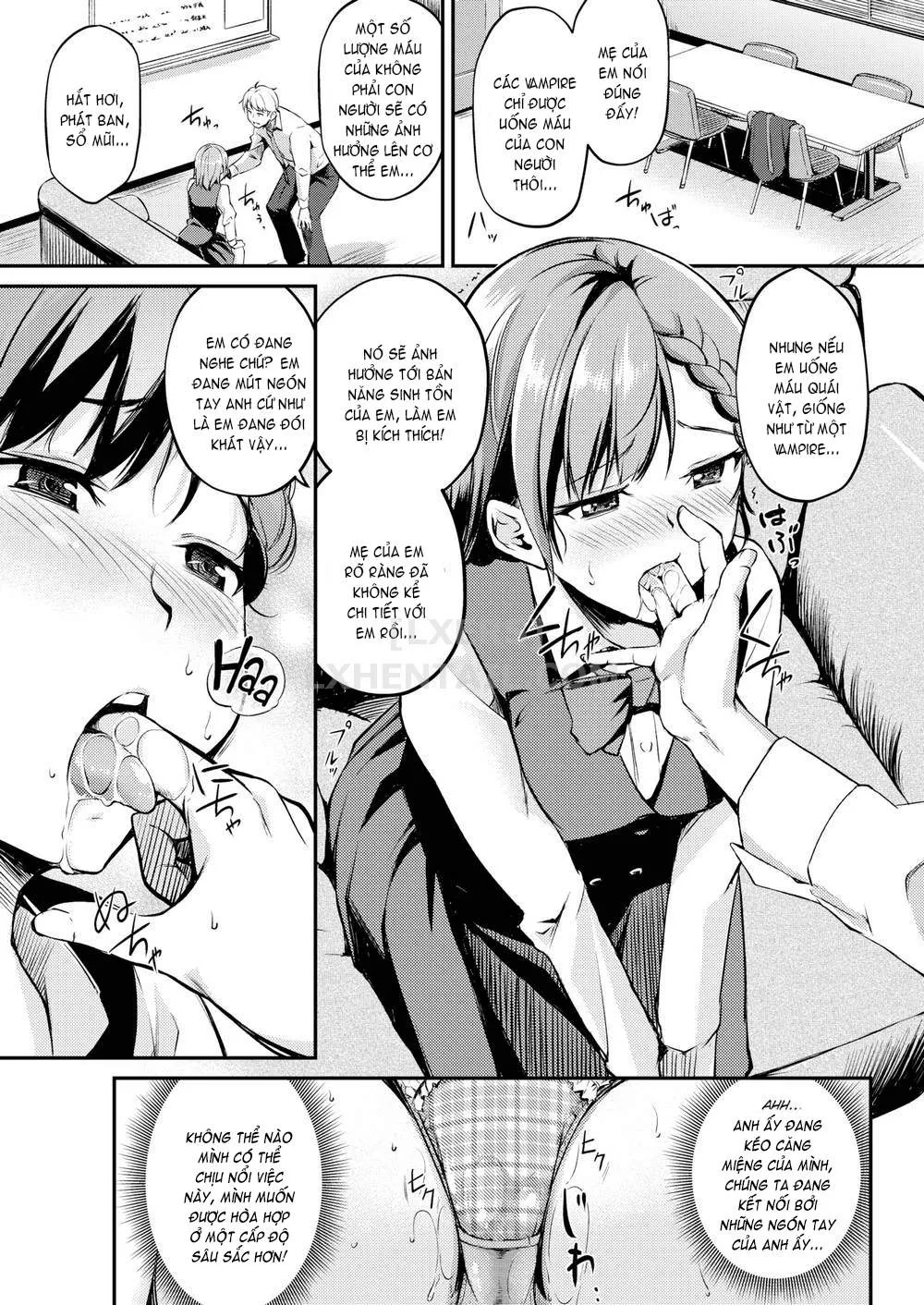 HentaiVN.net - Ảnh 8 - Midara Switch - Sensual Switch [みだらすいっち] - Chap 3 - Thirsty For Work ~A Certain Vampires Job Hunt~