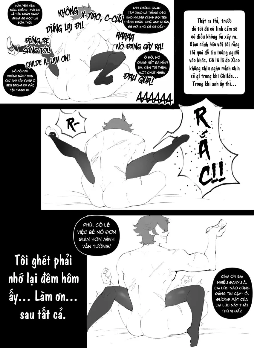 HentaiVN.net - Ảnh 5 - Đêm ám ảnh kinh hoàng của Dê Dừa [Ganyu's Unforgettable Night] - Oneshot