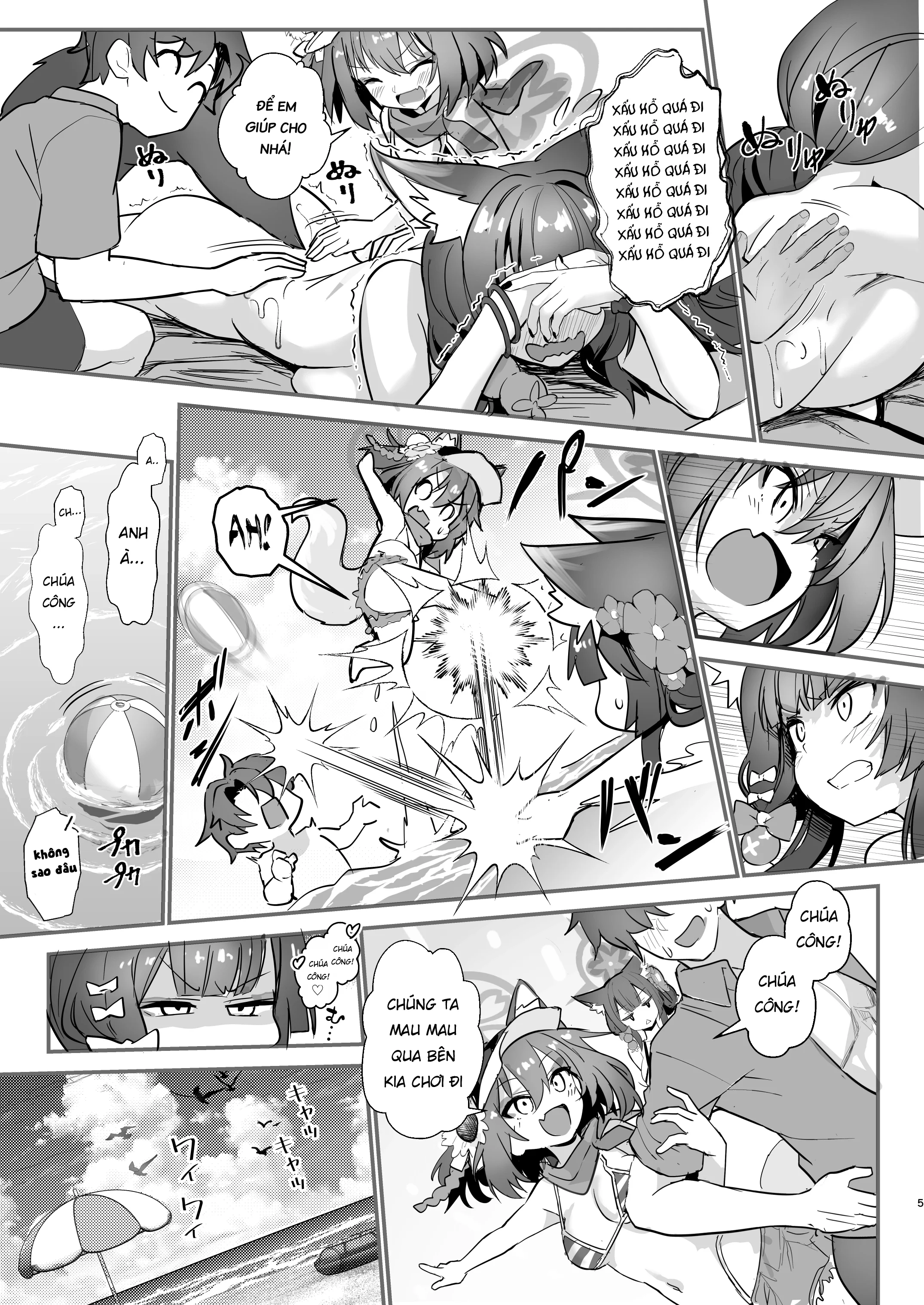 HentaiVN.net - Ảnh 4 - 2 Cái đuôi - Oneshot 1 cái đuôi
