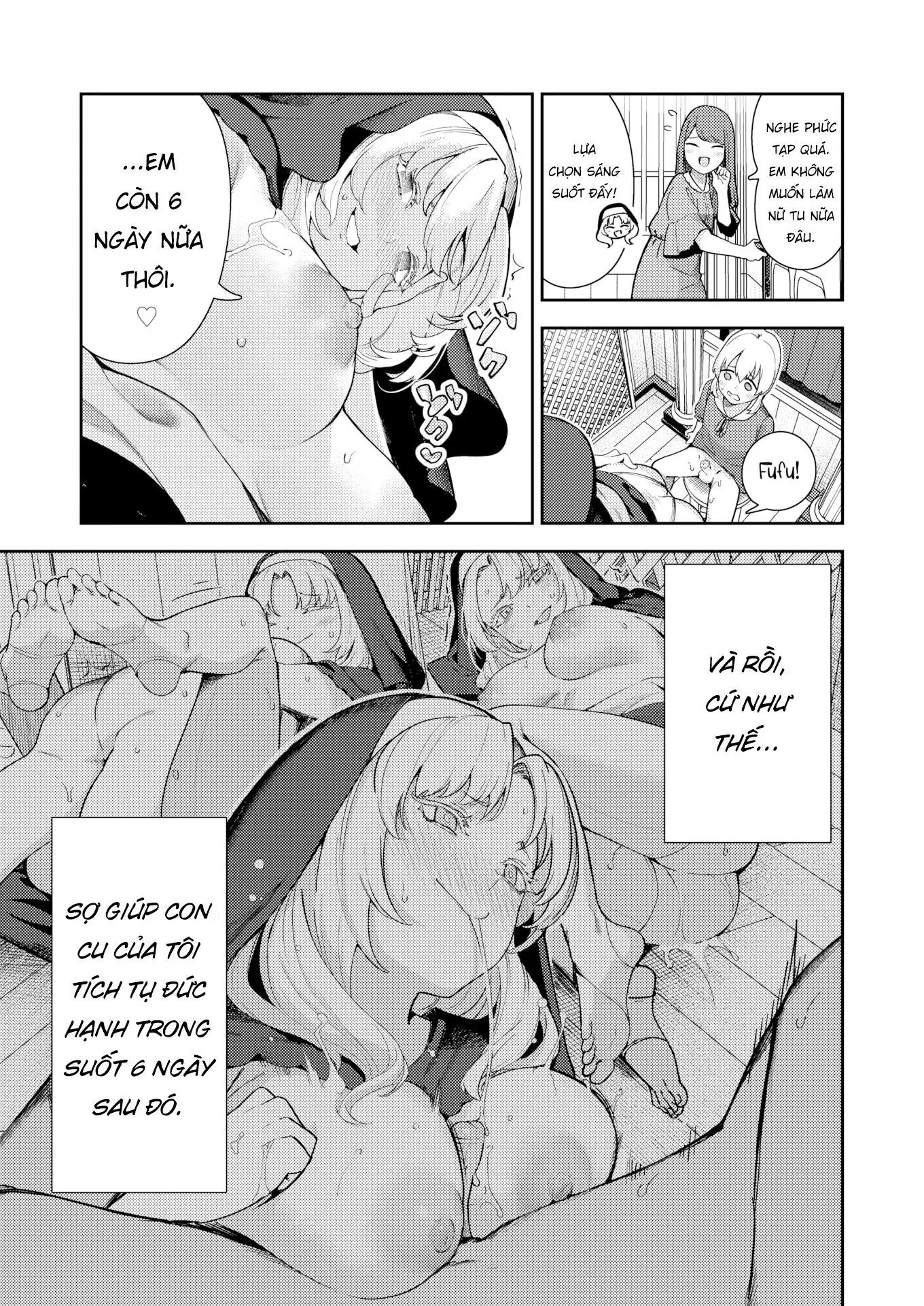 HentaiVN.net - Ảnh 16 - Xuất tinh tại phòng thú tội - Oneshot