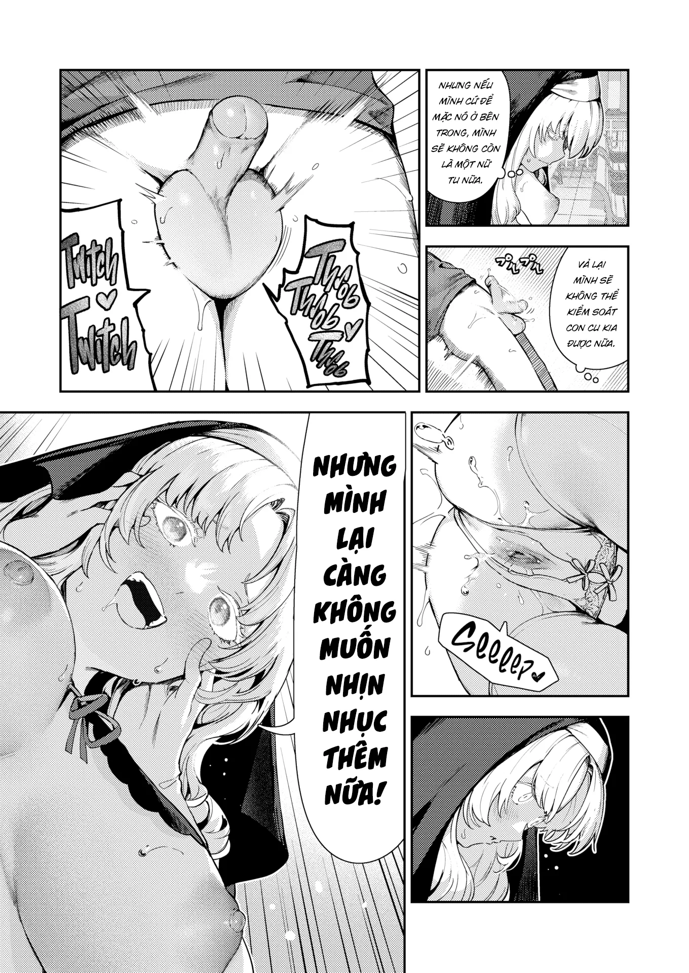 HentaiVN.net - Ảnh 22 - Xuất tinh tại phòng thú tội - Oneshot