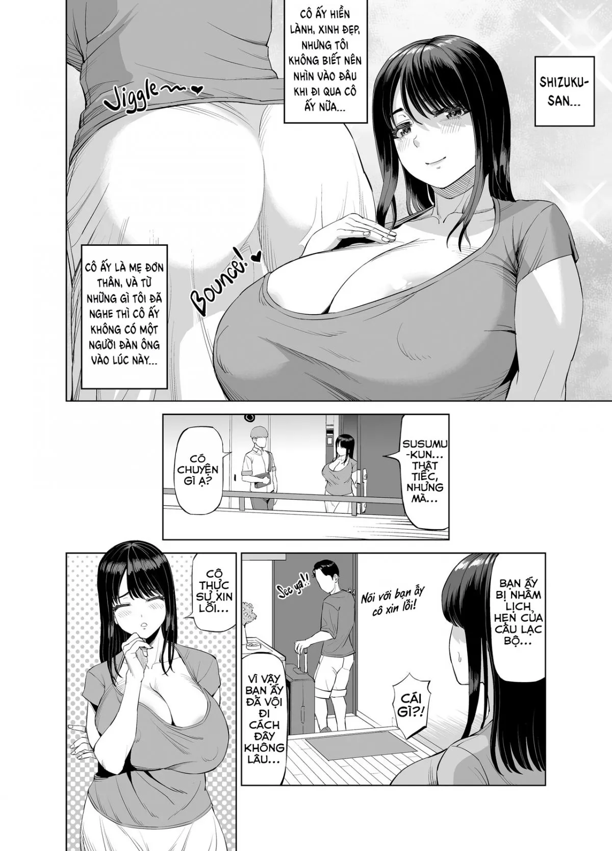HentaiVN.net - Ảnh 5 - Bị quyến rũ bởi mẹ thằng bạn [Tomodachi no Okaa-san ni Sasowarete...; Seduced By A Friend's Mother...] - Oneshot